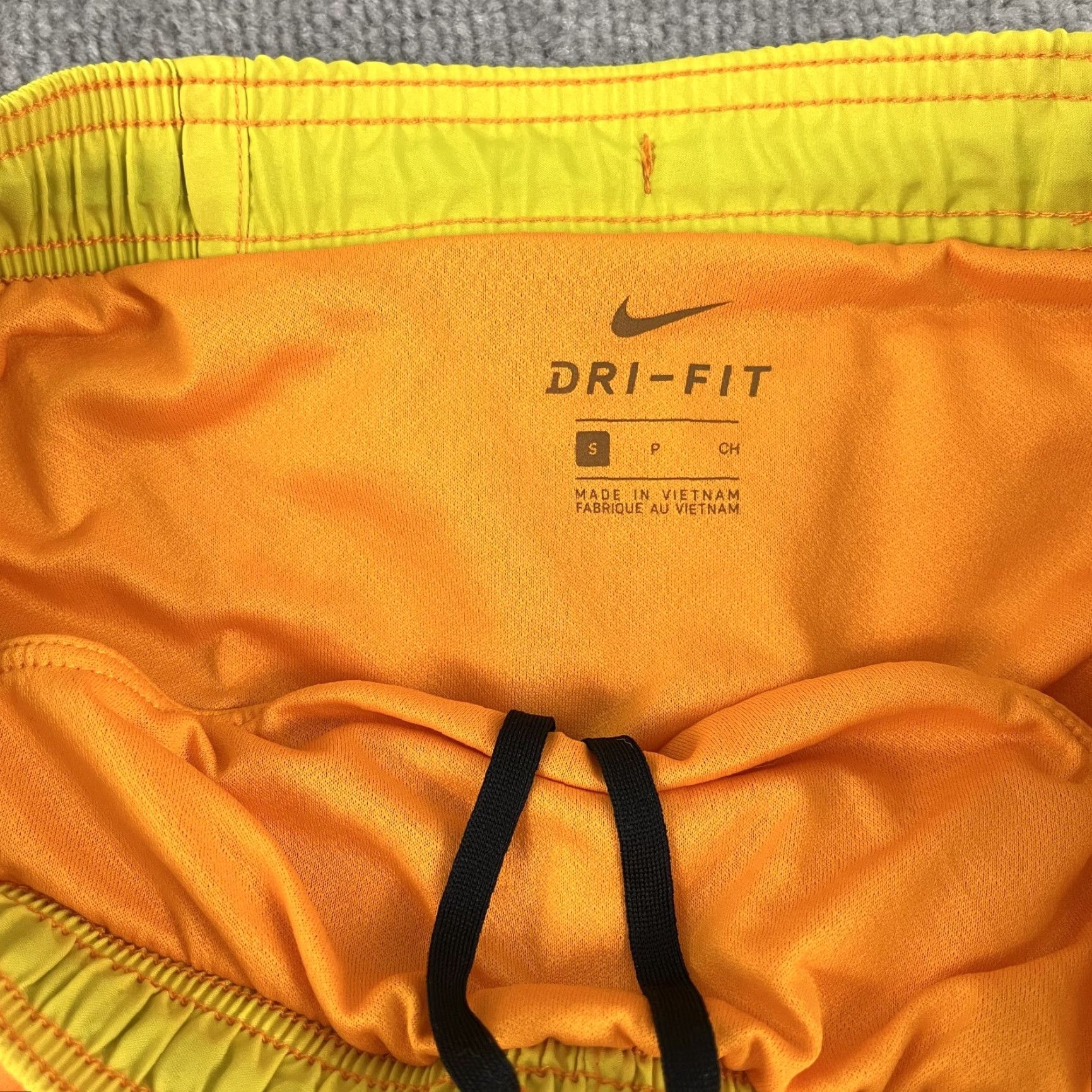 Nike Nike Challenger Shorts Men Small 6.5" Lined Orange Running Training Activewear Size US 29 - 3 Thumbnail