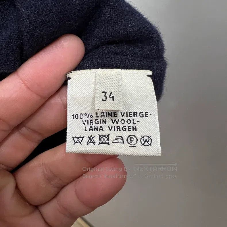 Hermes Hermes H Letter Embroidered Tie Waist Knitted Short Sleeve Size XXS / US 00 / IT 34 - 4 Thumbnail
