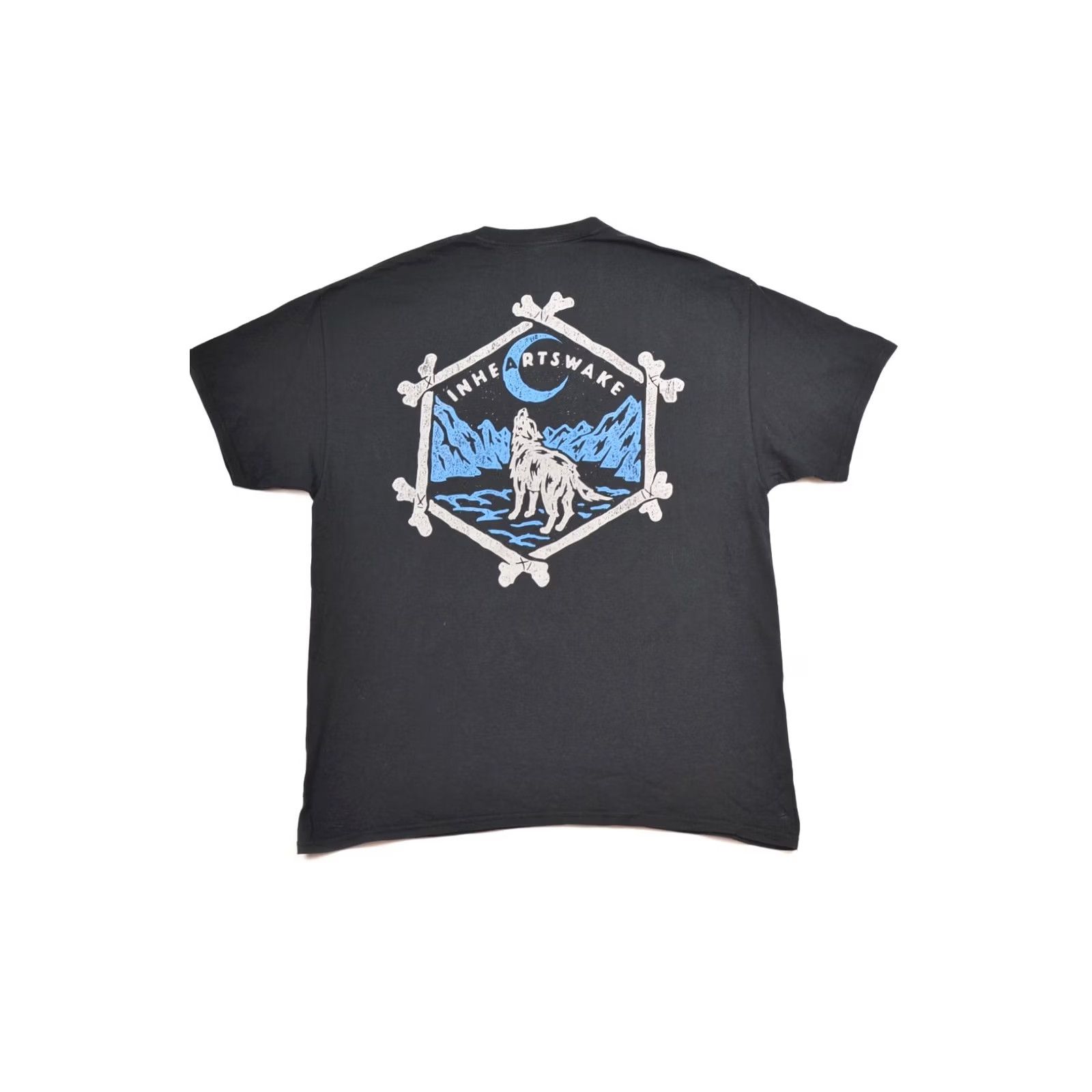Gildan Gildan In Hearts Wake Vintage Metalcore Metal T-Shirt Tee XL Black Mens XL Metal T-Shirt Size US XL / EU 56 / 4 - 5 Thumbnail