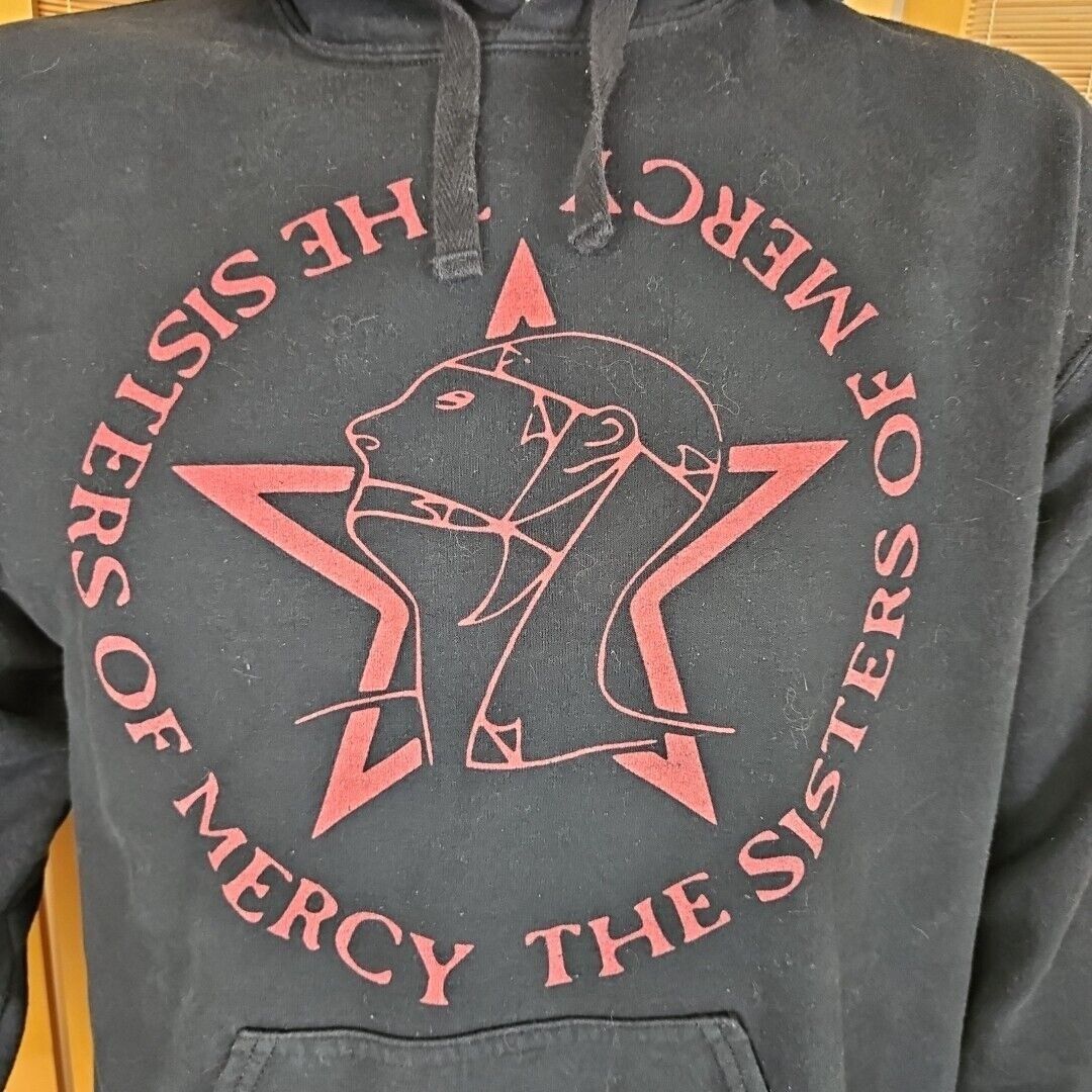 Vintage Vintage The Sisters of Mercy Hoodie Black Mens Sz M Merciful Size US M / EU 48-50 / 2 - 2 Thumbnail