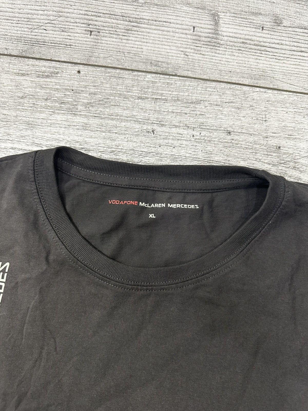 Hamilton × Mercedes-Benz × Vintage F1 Lewis Hamilton 'Font' T-Shirt 2012 Size US XL / EU 56 / 4 - 4 Thumbnail