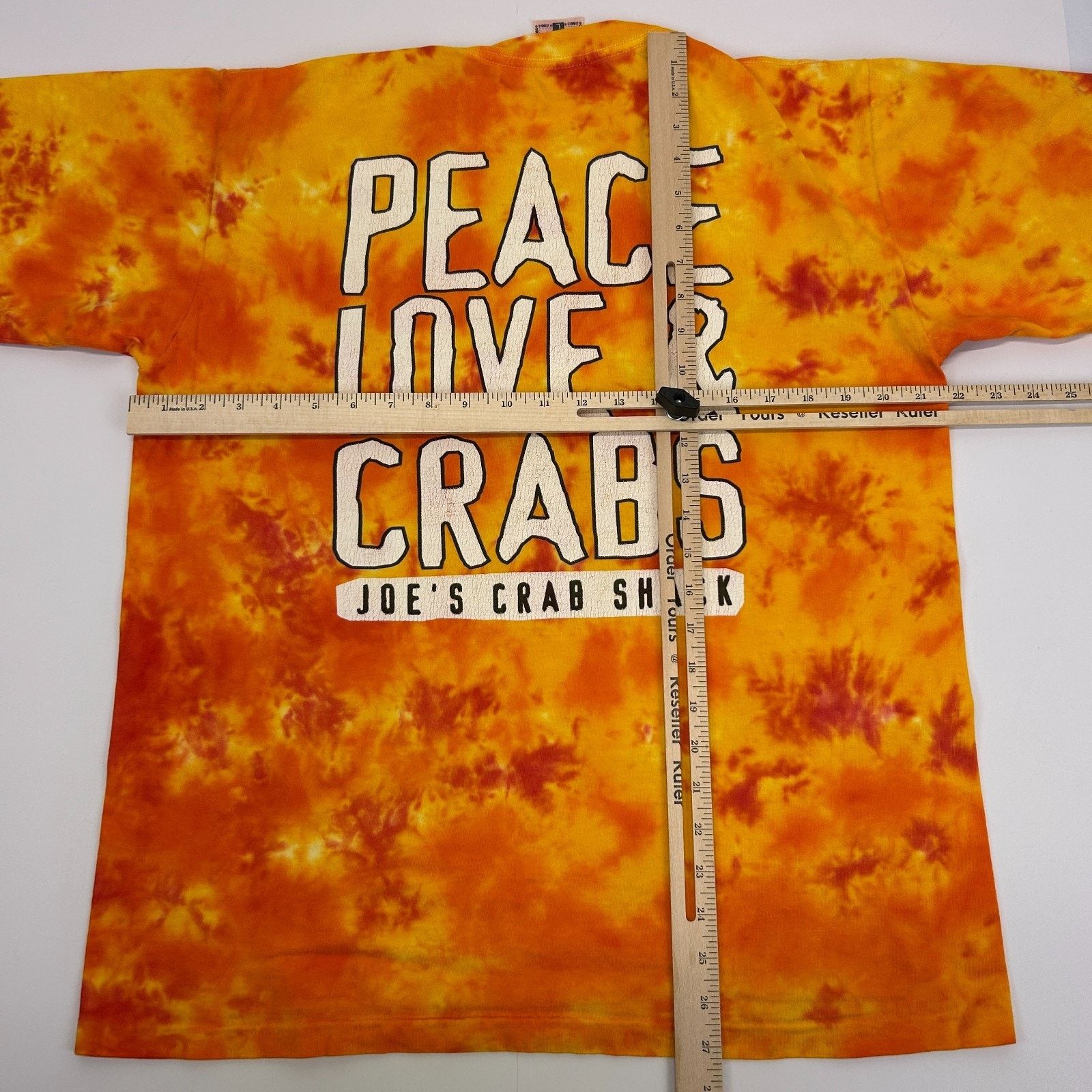Vintage Vintage Joes Crab Shack T Shirt Mens L Large Orange 90s Size US L / EU 52-54 / 3 - 10 Thumbnail
