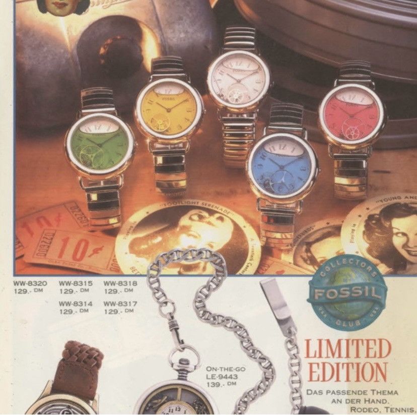 Fossil 1988 FOSSIL FLOATING GEARS WATCH Size ONE SIZE - 2 Thumbnail