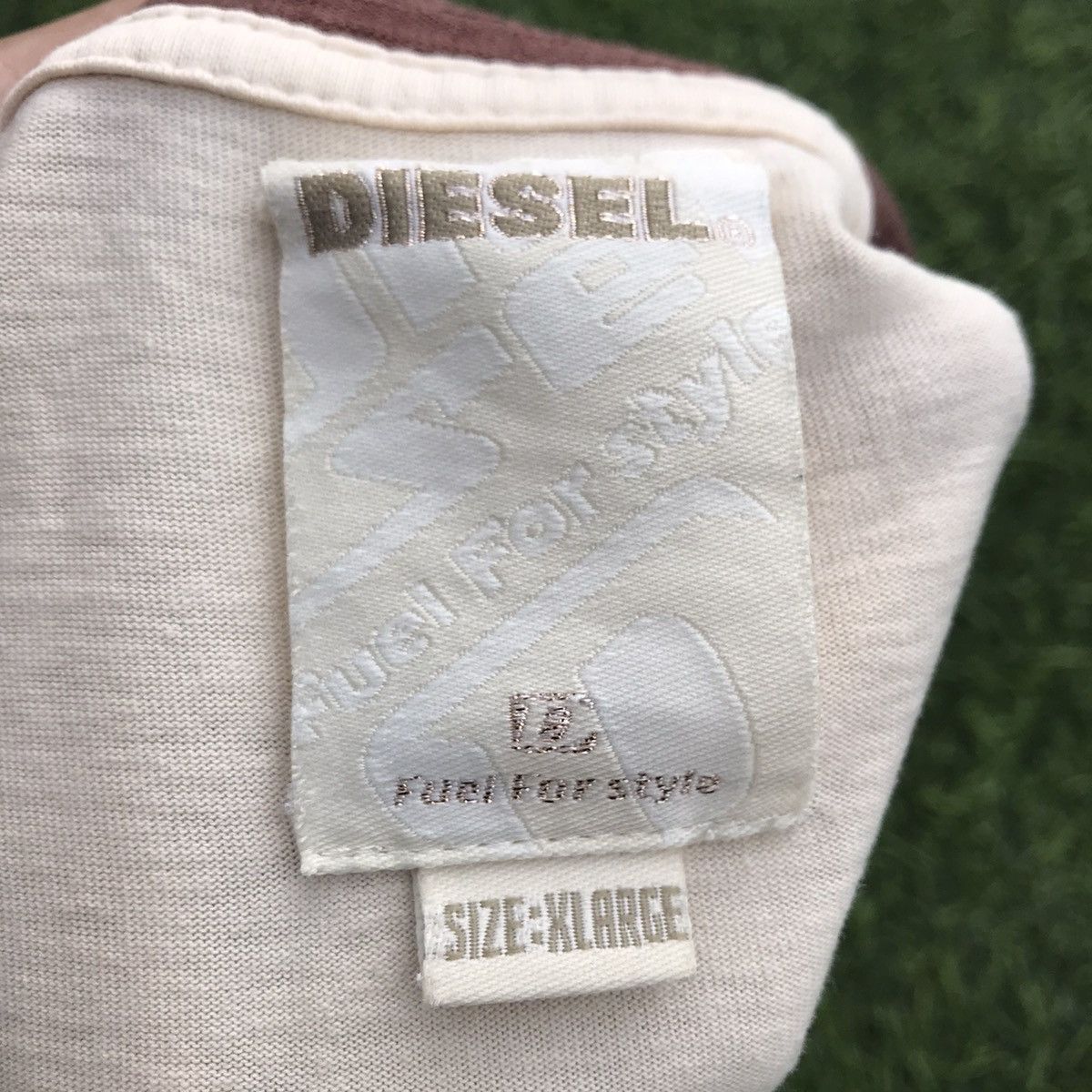 Diesel × Vintage Vintage Diesel Tshirt tee smiley logo acid house peace Cream Size US XL / EU 56 / 4 - 14 Thumbnail