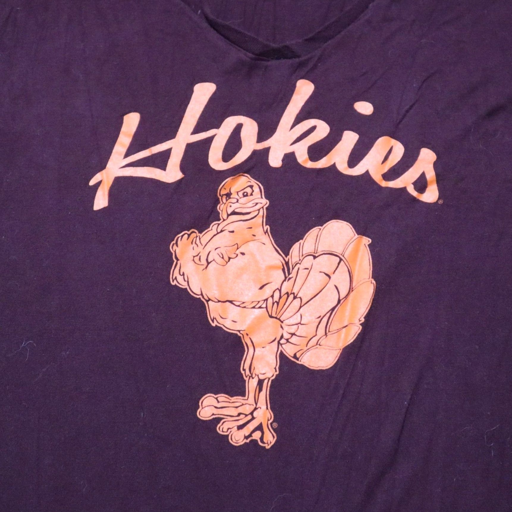 Russell Athletic Hokies Virginia VA Red Burgundy Short Sleeve Tee T-Shirt Women's 2XL Graphic Tee Shirt 100% Cotton XXL Red Virginia Hokies Womens Shirt 2XL Size XXL / US 16-18 / IT 52-54 - 2 Thumbnail