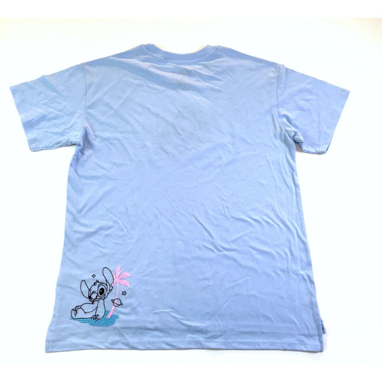 Disney Disney Stitch Angel Blue T-Shirt Embroidered Size Med NWT Size M / US 6-8 / IT 42-44 - 4 Thumbnail