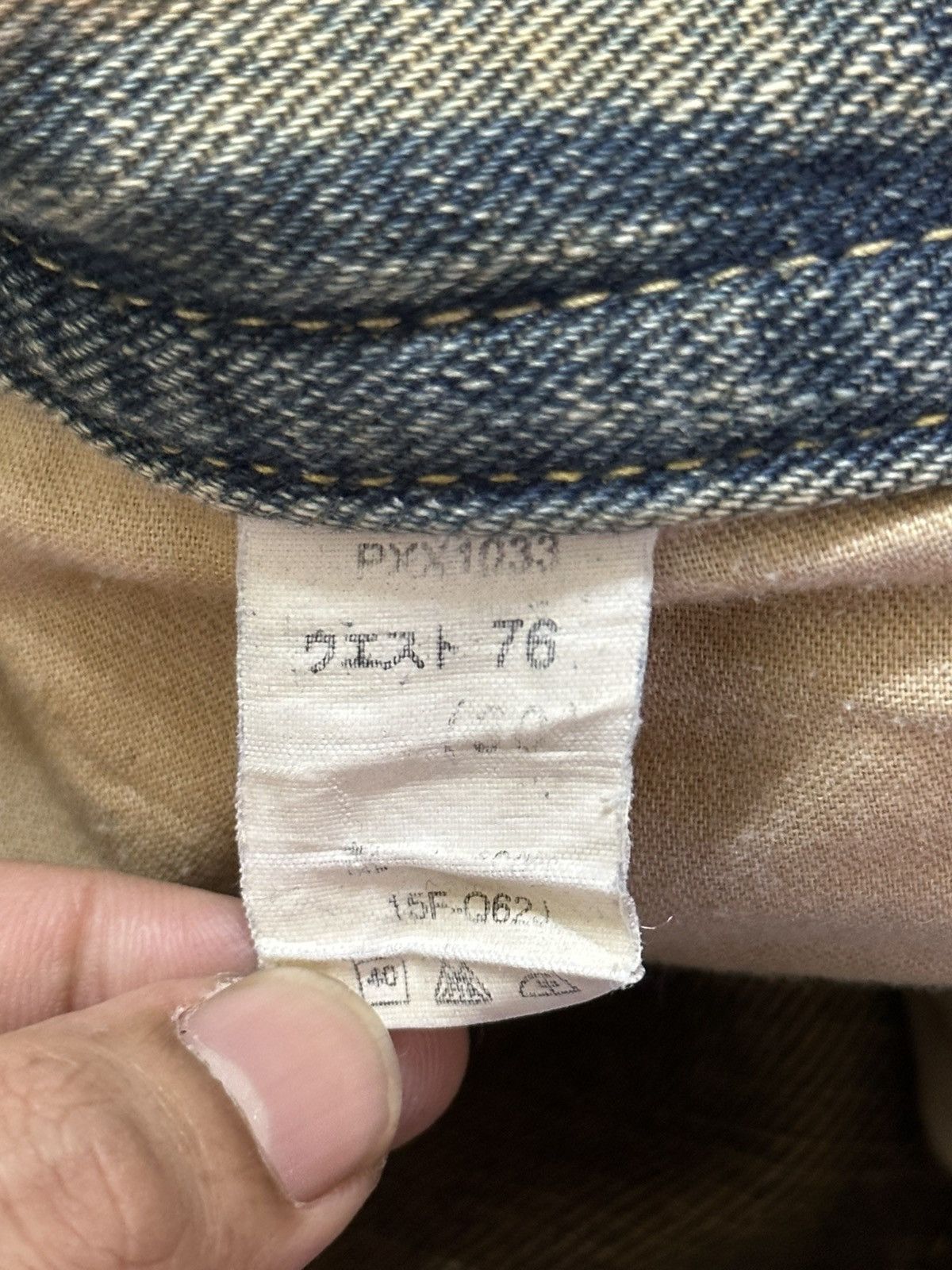 Japanese Brand Vintage Japanese Brand Blue Mud Wash Distress Style Loose Size US 31 - 9 Thumbnail