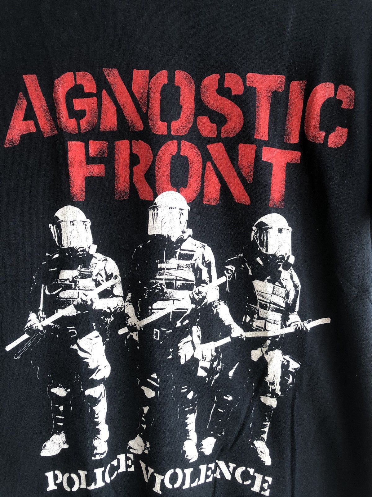 Band Tees × Japanese Brand 00s Agnostic Front Tshirt Tee Size US M / EU 48-50 / 2 - 4 Thumbnail