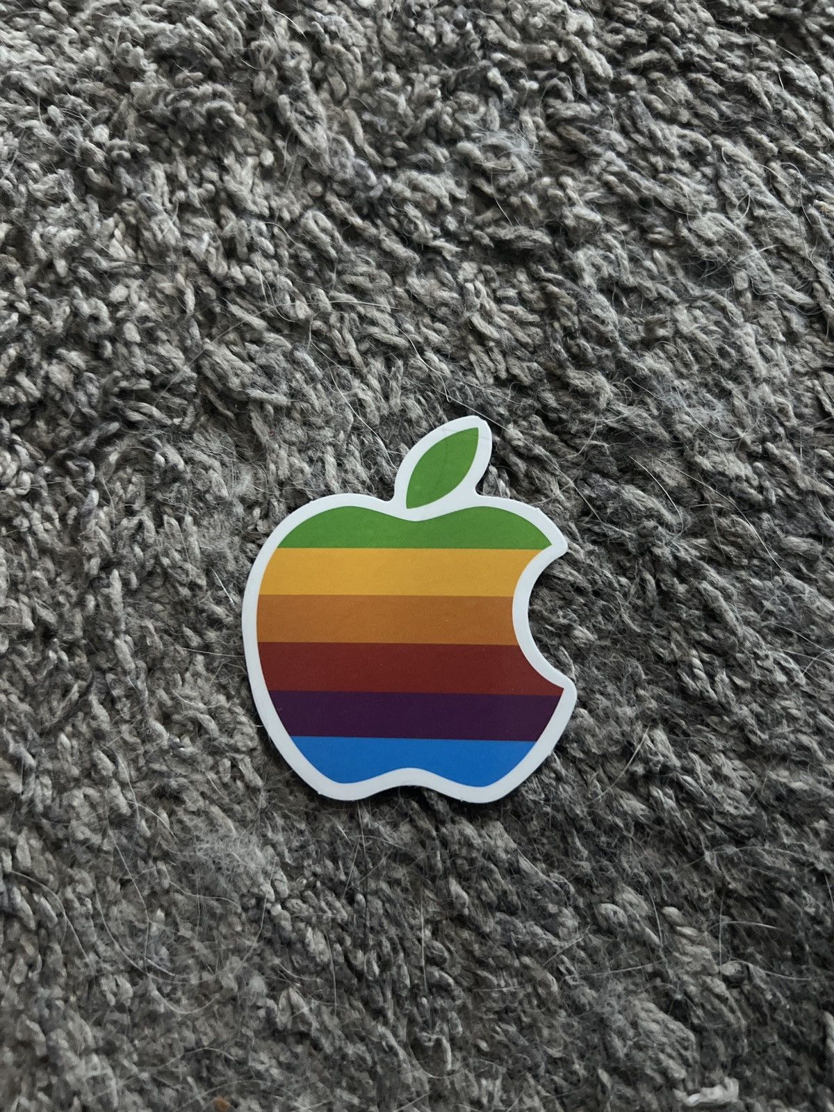 Apple Apple Retro Logo Sticker Size ONE SIZE - 1 Thumbnail