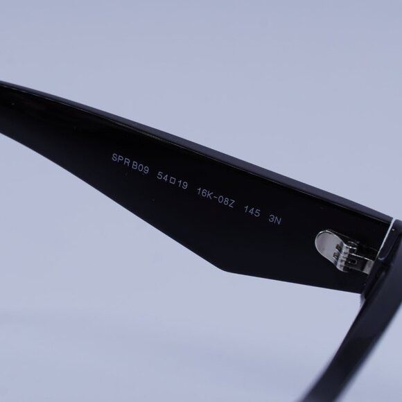Prada Prada PRB09S 16K08Z Sunglasses Black Butterfly Frame Size ONE SIZE - 7 Thumbnail