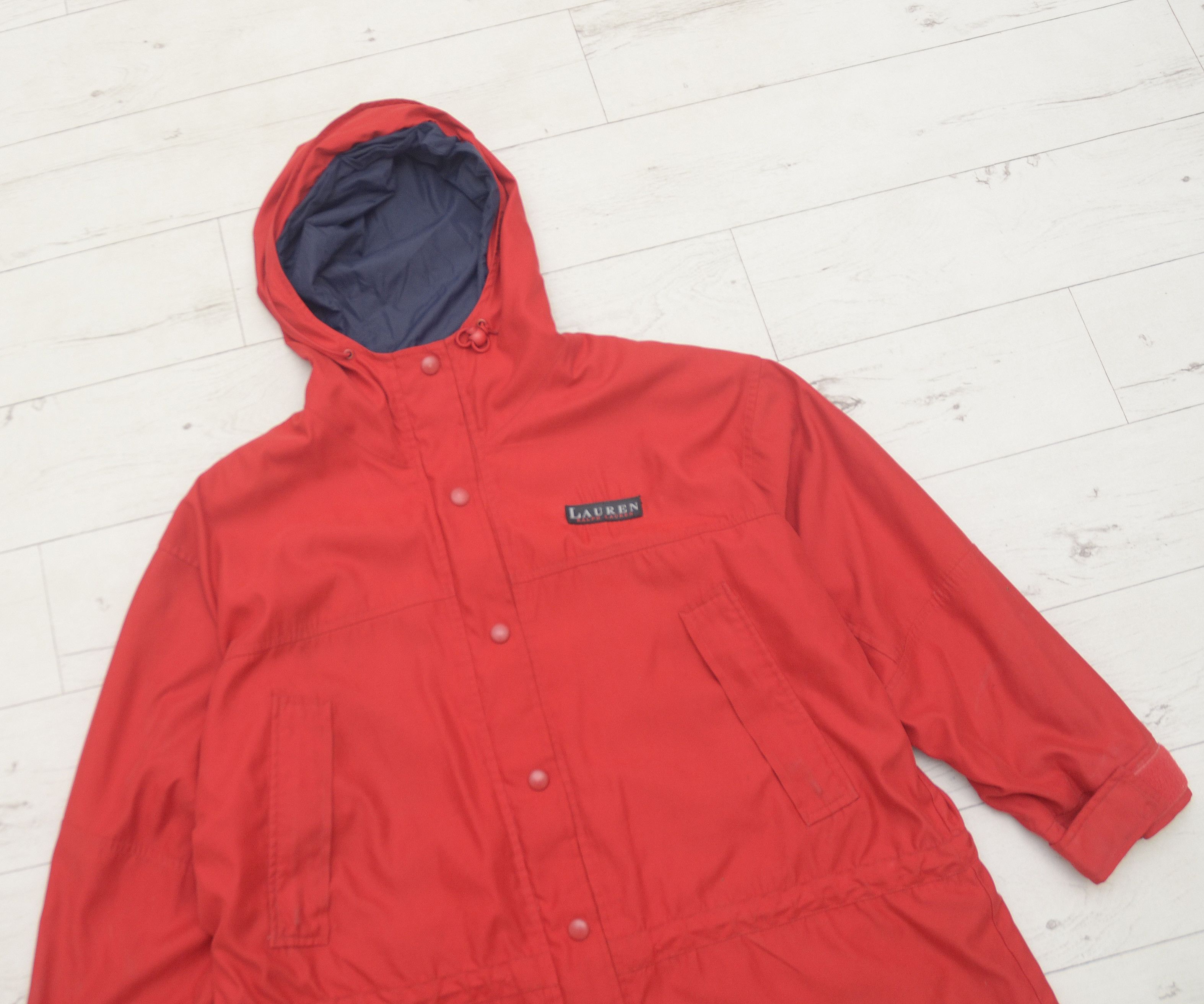 Lauren Ralph Lauren × Vintage VINTAGE 90’S LAUREN RALPH LAUREN Light RED PARKA JACKET Size US S / EU 44-46 / 1 - 2 Thumbnail