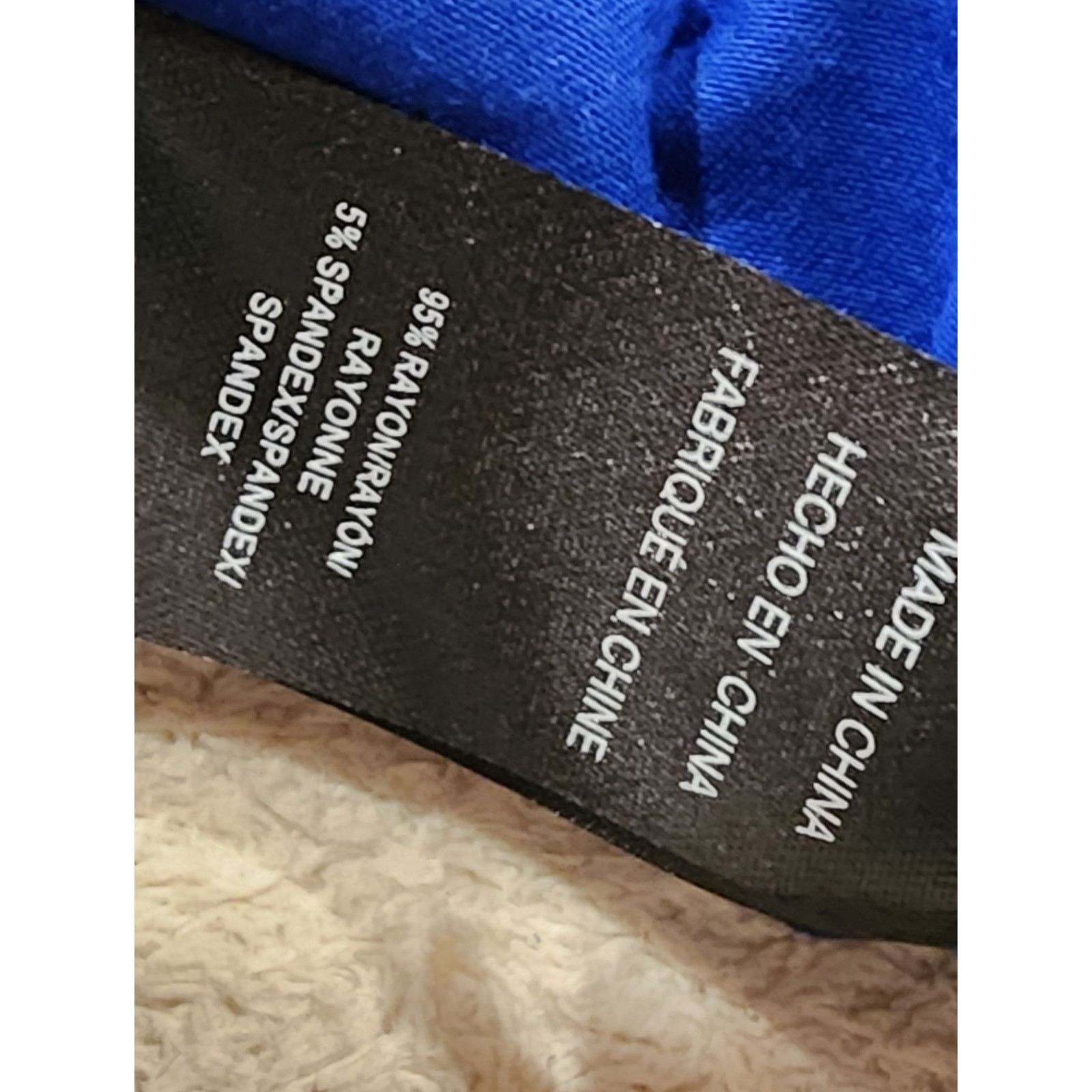 Bebe bebe Royal Blue Chucky Crystal Logo Short Sleeve Tee Sm New Size S / US 4 / IT 40 - 7 Thumbnail