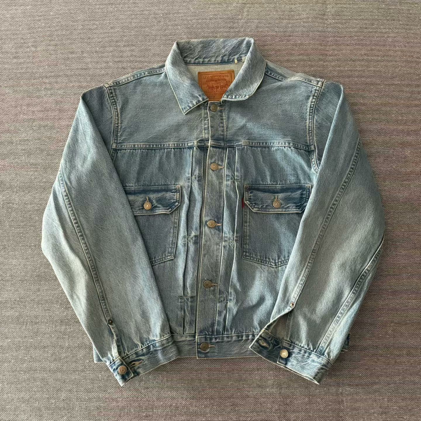 LVC Levi's LVC 507XX Washed Denim Jacket Size US XXS / EU 40 - 1 Thumbnail