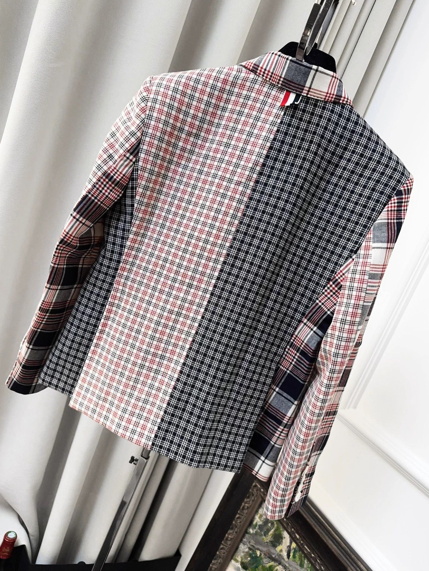 Thom Browne TB Vintage Classic Plaid Pocket Blazer 40 Size M / US 6-8 / IT 42-44 - 2 Thumbnail