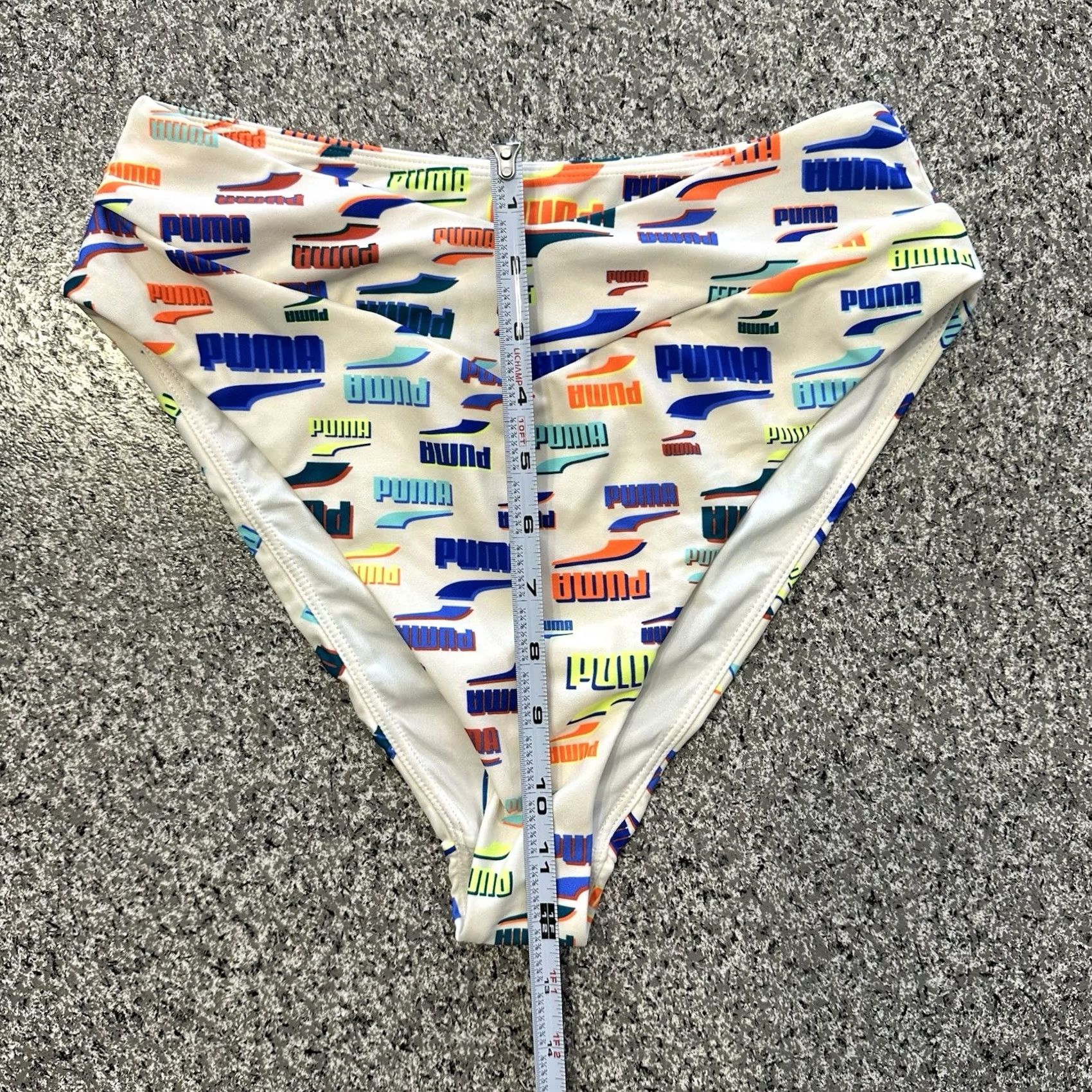 Puma PUMA Bikini Bottoms Womens M Bottom White Size 32" / US 10 / IT 46 - 6 Thumbnail