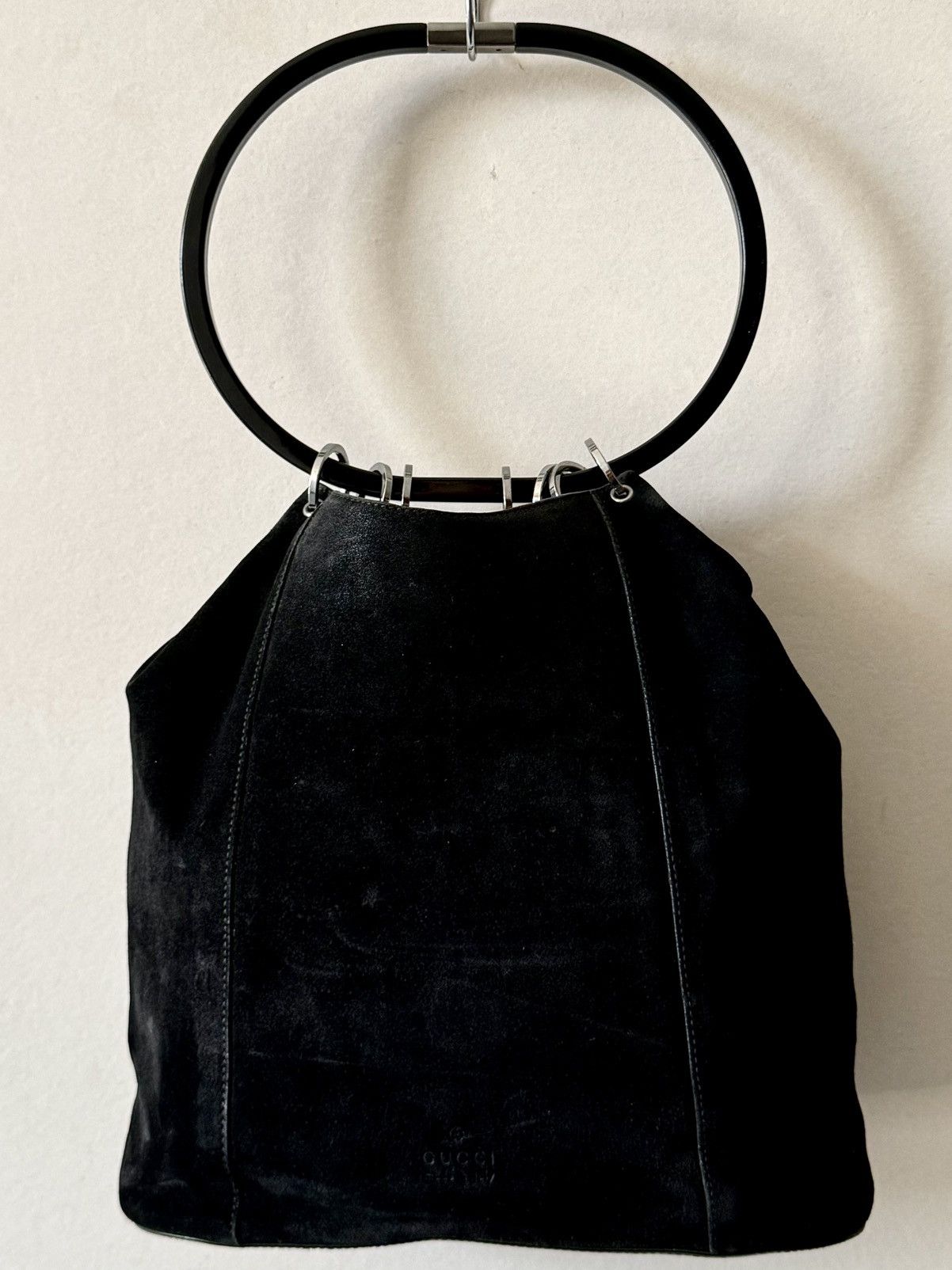 Gucci Gucci - Tom Ford - FW1999 - Suede Ring Bag Size ONE SIZE - 2 Thumbnail