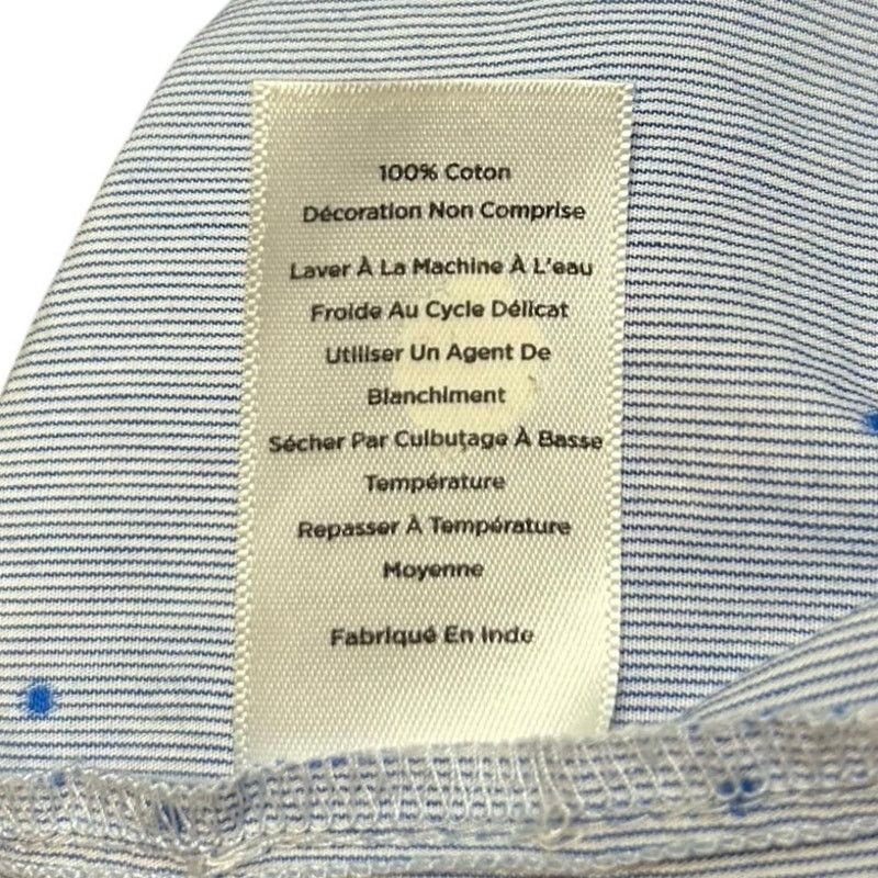 Talbots Talbots Blue Polka Dot Ruffle Collar Tank Top Medium Petite Size M / US 6-8 / IT 42-44 - 18 Thumbnail