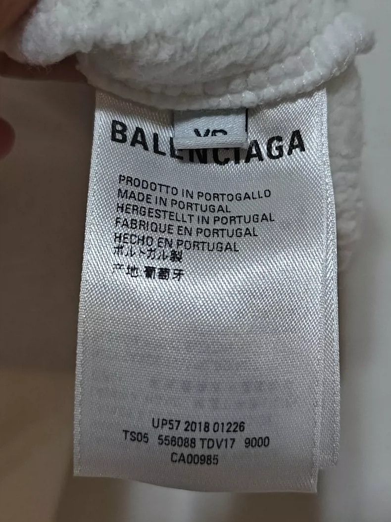 Balenciaga Balenciaga White electric hoodie Size US S / EU 44-46 / 1 - 6 Thumbnail