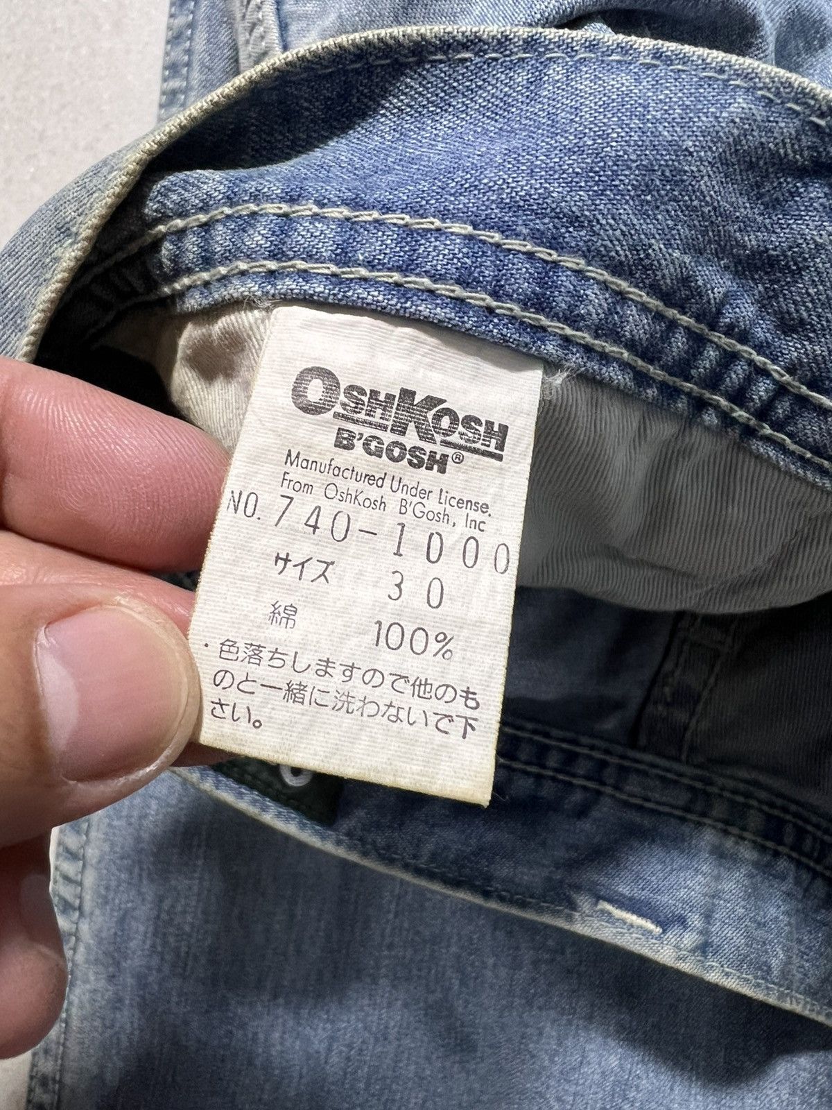 If Six Was Nine × Oshkosh 💥Baggy💥Vintage 90’s Oshkosh Mud Wash Backle Back Jeans Size US 28 / EU 44 - 17 Thumbnail