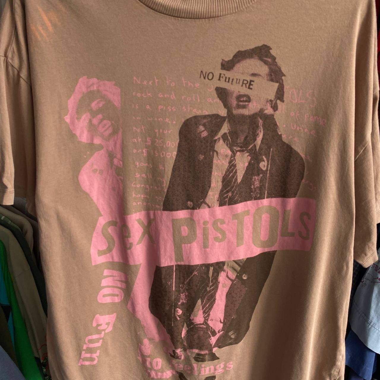 Band Tees × Vintage Vintage SEX PISTOLS Big Logo rare rock band tee Size US M / EU 48-50 / 2 - 2 Thumbnail