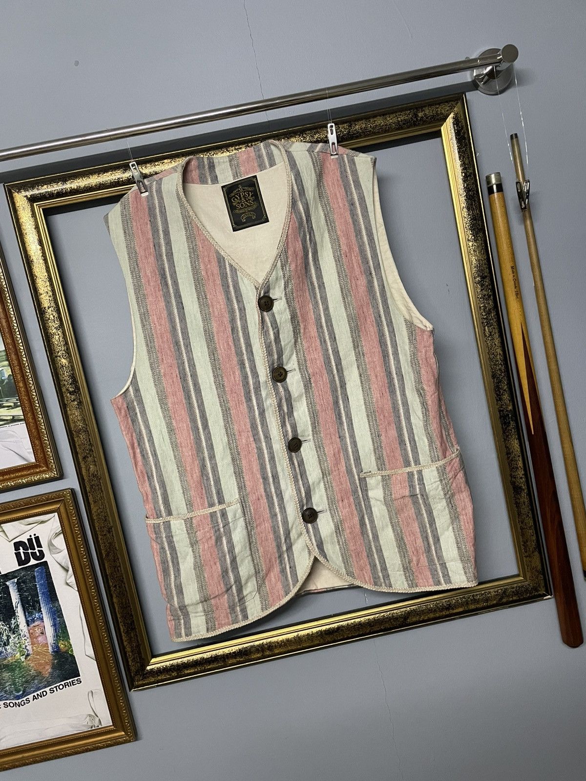 Designer × Japanese Brand × Vintage Vintage 1990s Japan Designer Gypsy & Son Mesh Sleeveless Size US S / EU 44-46 / 1 - 2 Thumbnail
