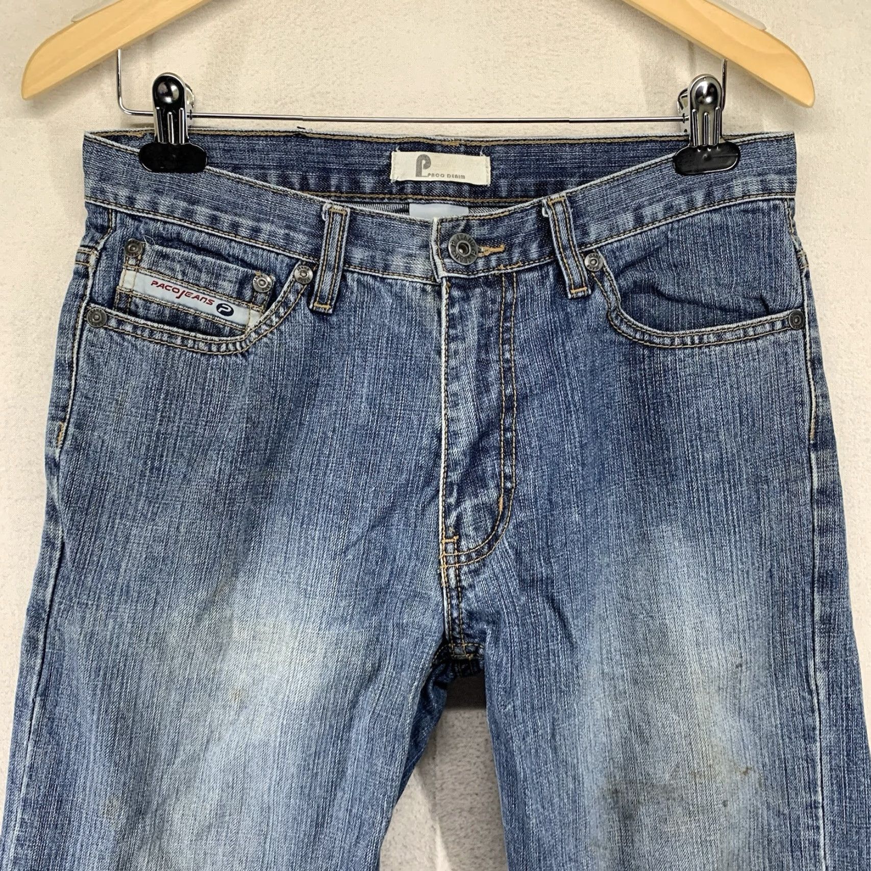 Vintage VINTAGE Paco Jeans Men 31x30 Denim Wide-Leg Y2K 90s Hip Hop Style Size US 31 - 6 Thumbnail