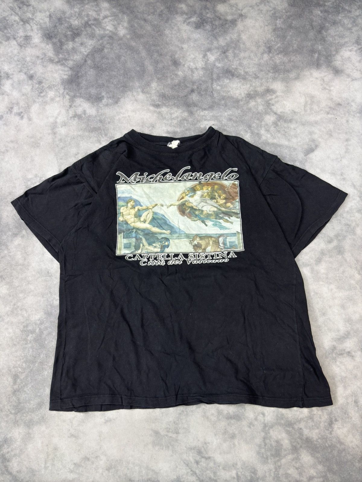Vintage Michelangelo la cappella sistina roma vintage shirt Size US L / EU 52-54 / 3 - 1 Thumbnail