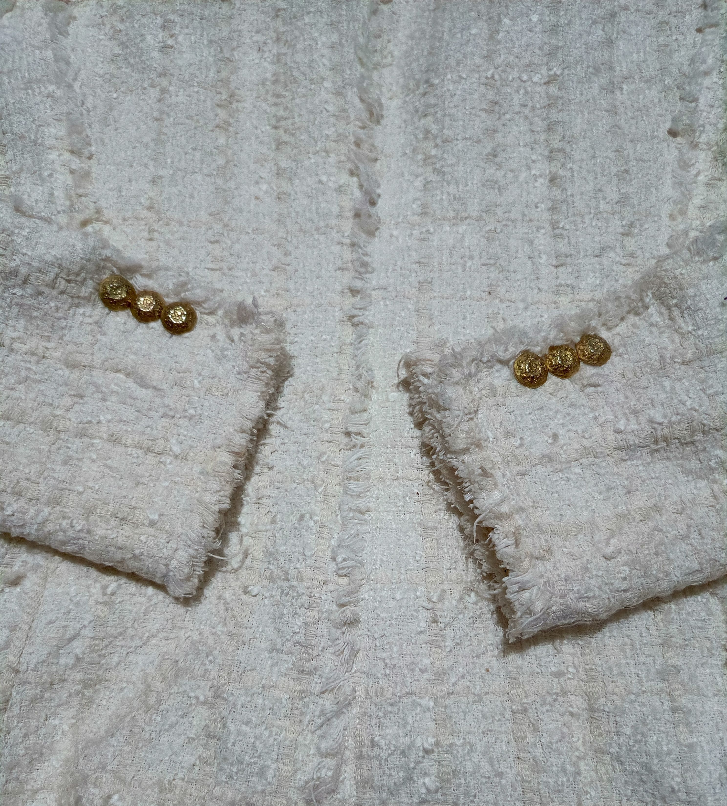 Hedi Slimane Zara Knit Double Breasted Metal Buttons Size S / US 4 / IT 40 - 4 Thumbnail