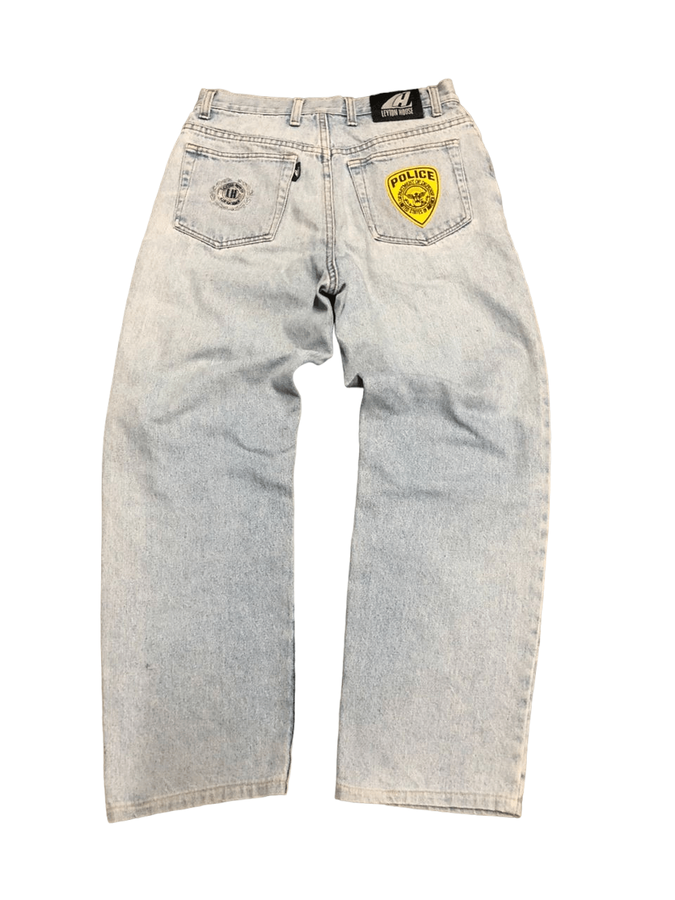 Japanese Brand Leyton House Denim Pants With Patch Nice Design Size US 29 - 2 Thumbnail
