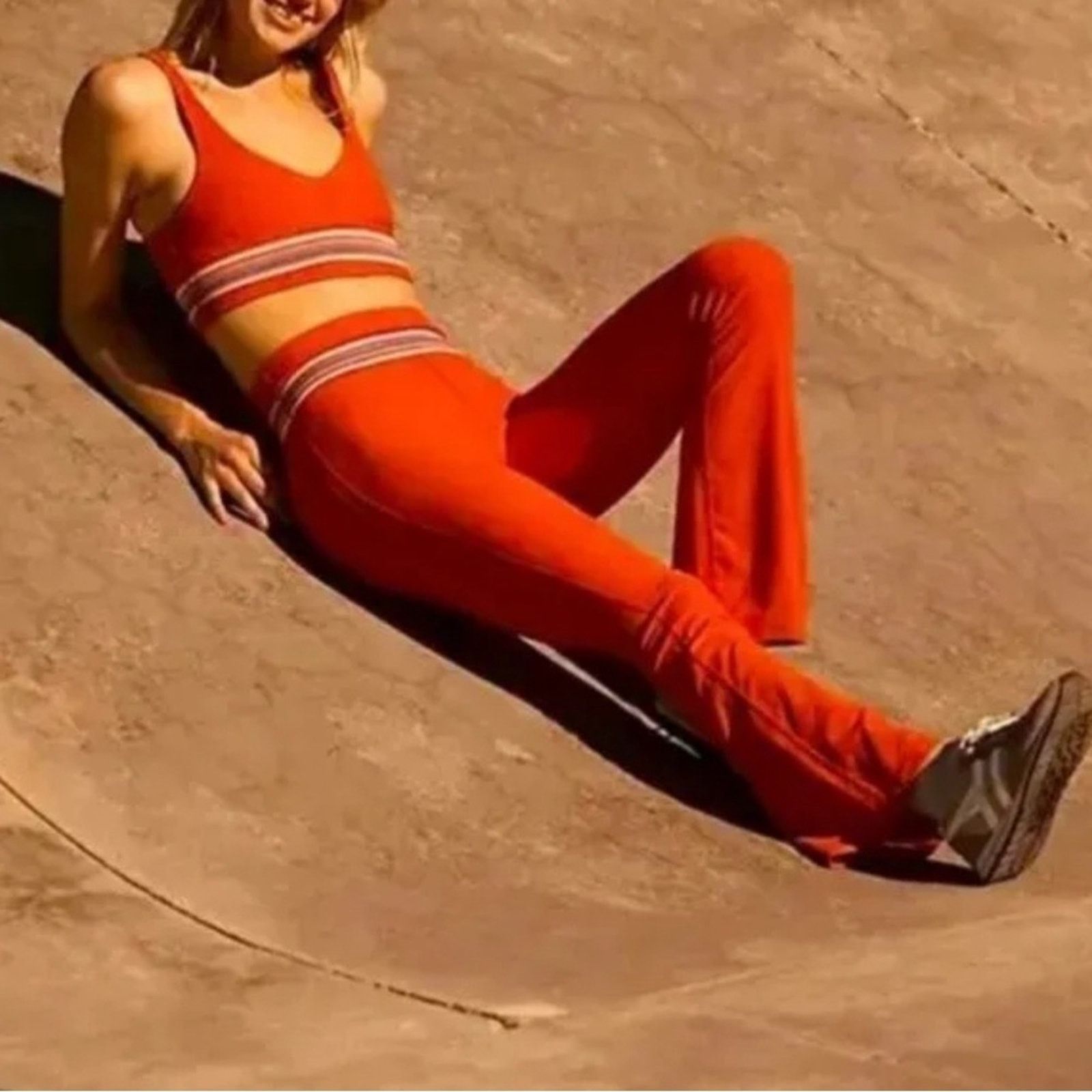 Free People NWOT Free people hard to forget ribbed leggings $118 retail Size 30" / US 8 / IT 44 - 1 Thumbnail