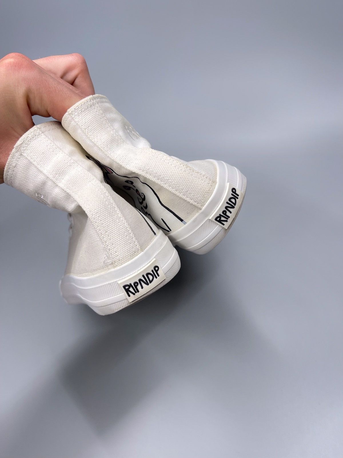Hook-Ups × RIPNDIP Y2k Rip N Dip Hi-Top Sneakers Size US 7 / EU 40 - 7 Thumbnail