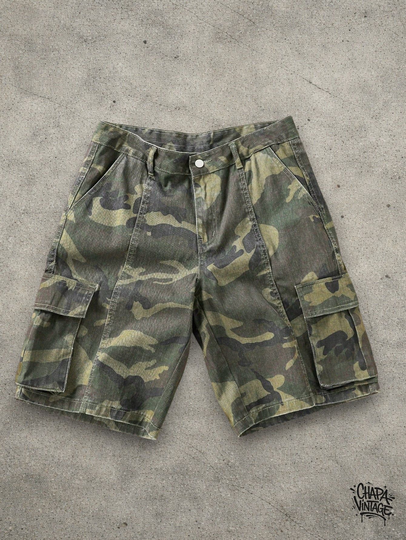 Japanese Brand Cargo camo shorts Size US 32 / EU 48 - 1 Thumbnail