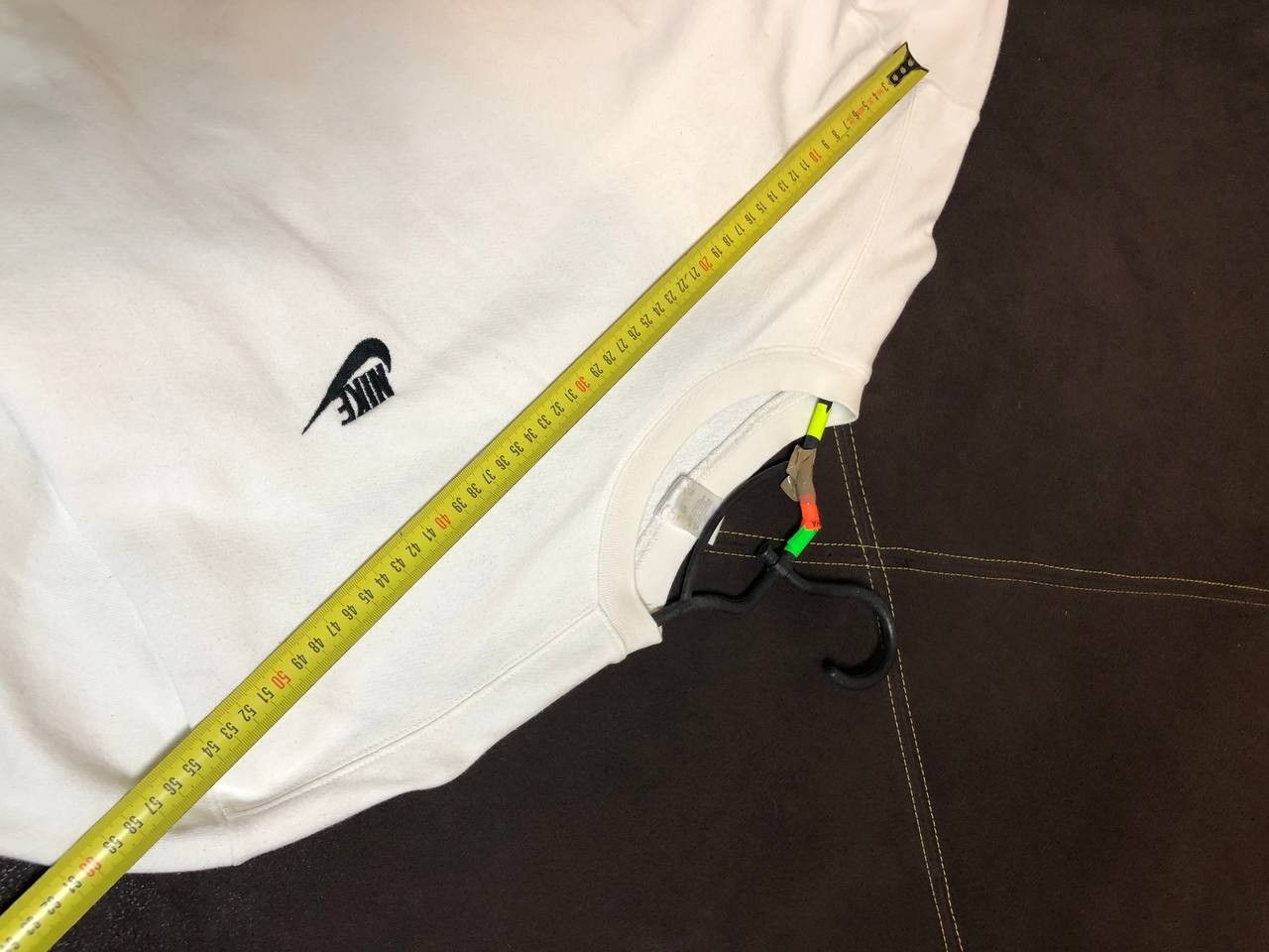 Nike Vintage Nike Crewneck Sweatshirt White basic logo 90s Size US M / EU 48-50 / 2 - 10 Thumbnail