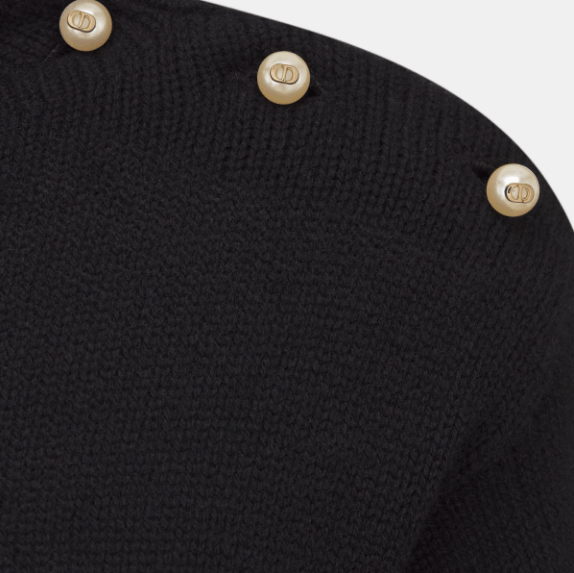 Dior o1w1db10525 354S74 Sweater in Black Size L / US 10 / IT 46 - 3 Thumbnail