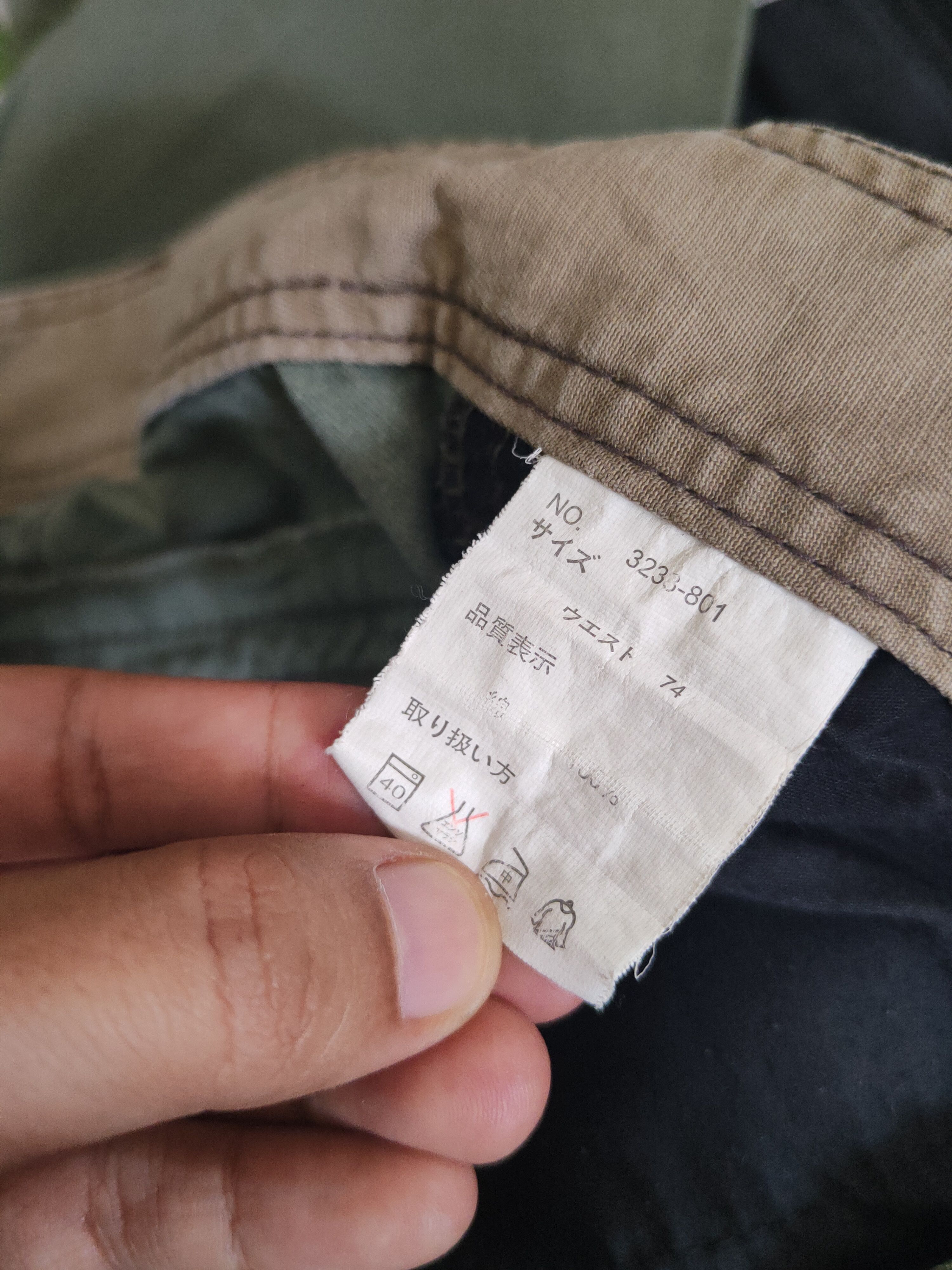 Japanese Brand DLL Panaspur Green Multipocket Cargo Pants #46-222 Size US 30 / EU 46 - 12 Thumbnail