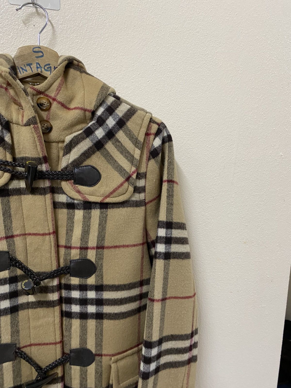 Burberry BURBERRY Archive Nova Check Duffle Coat 🔥 Size XS / US 0-2 / IT 36-38 - 7 Thumbnail