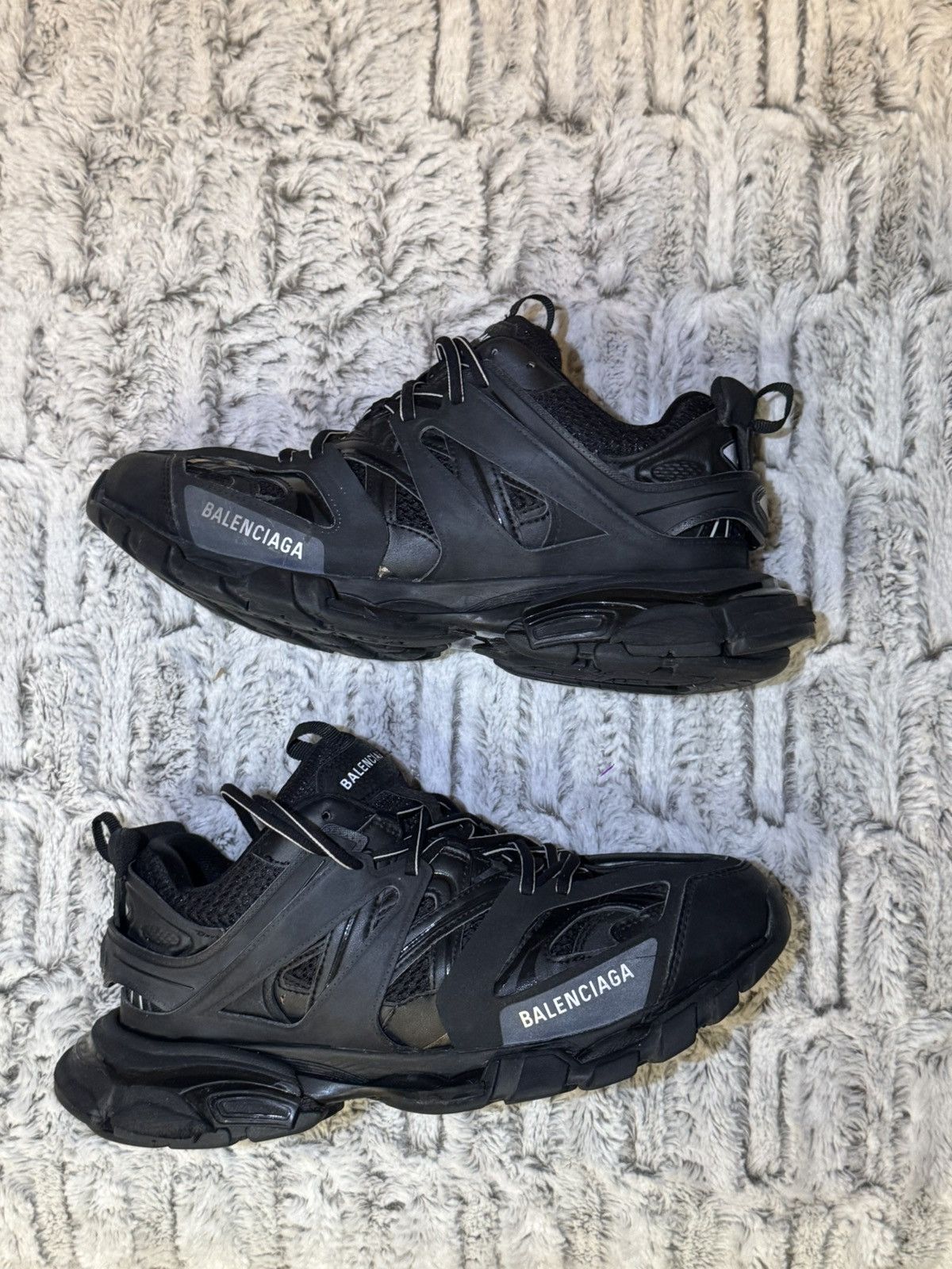 Balenciaga BALENCIAGA TRACK FULL BLACK Size US 9 / EU 42 - 1 Thumbnail