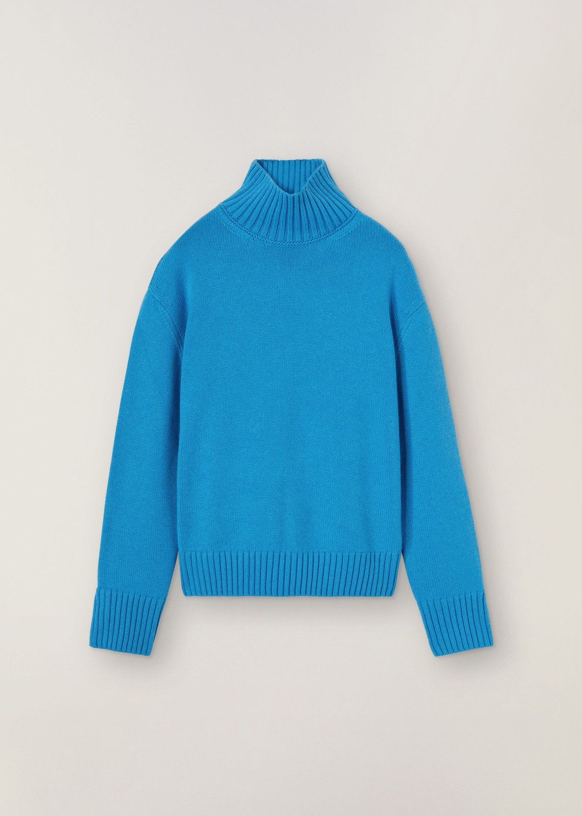 Loro Piana o1srvl11e0125 Parksville High-Neck Sweater in Blue Size S / US 4 / IT 40 - 1 Thumbnail
