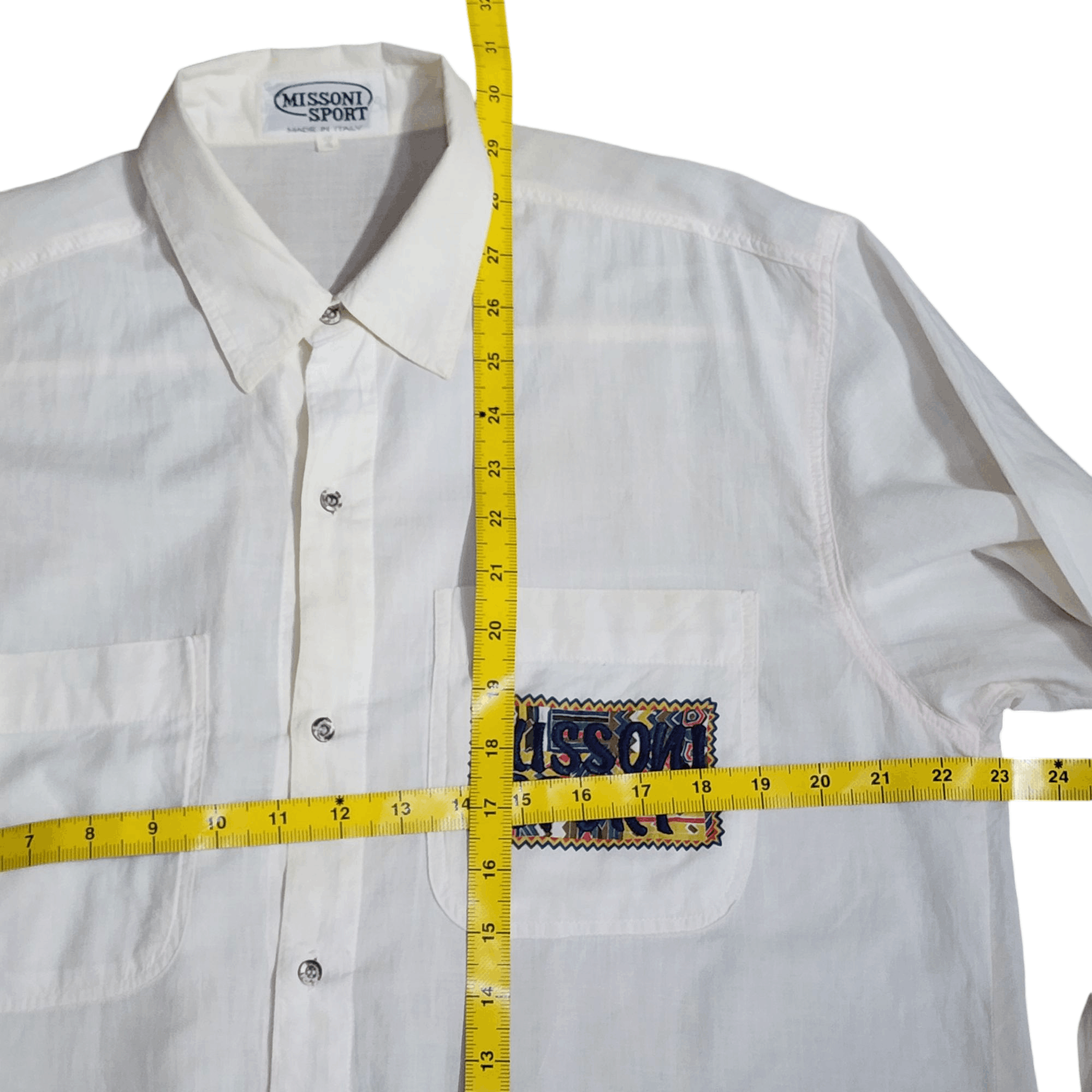 Missoni × Vintage Vintage 90s Missoni Sports shirts made in Italy Size US L / EU 52-54 / 3 - 8 Thumbnail