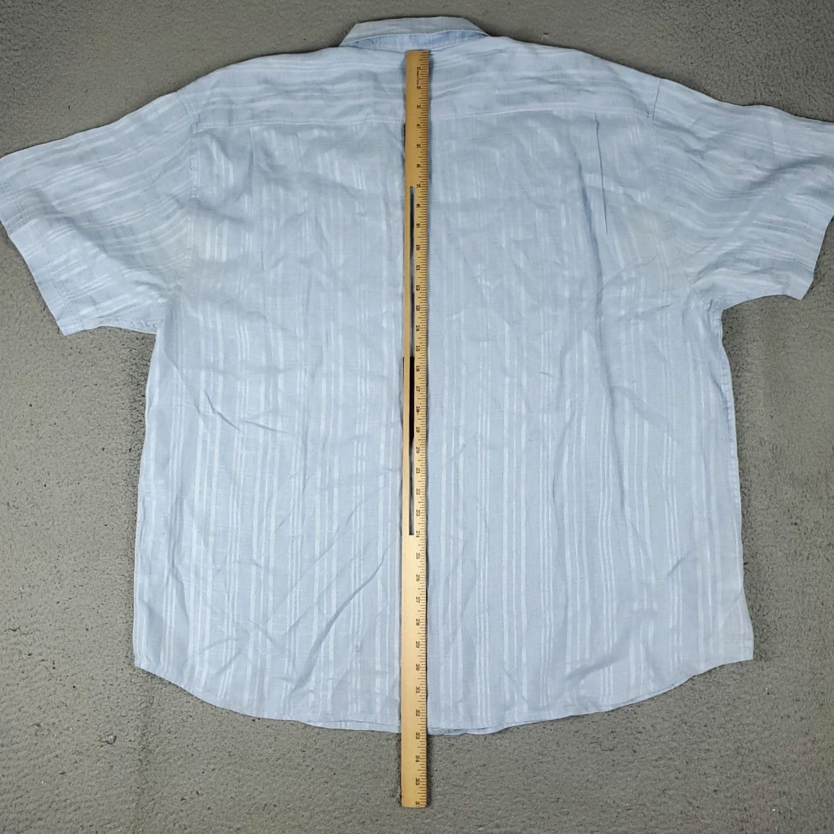 Tommy Bahama Tommy Bahama Shirt Mens 2XL Blue Linen Hawaiian Button-Up Short Sleeve Size US XXL / EU 58 / 5 - 3 Thumbnail