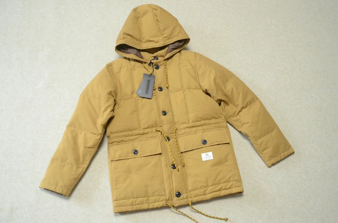 NBHD 14AW Oreg Khaki Down Jacket S