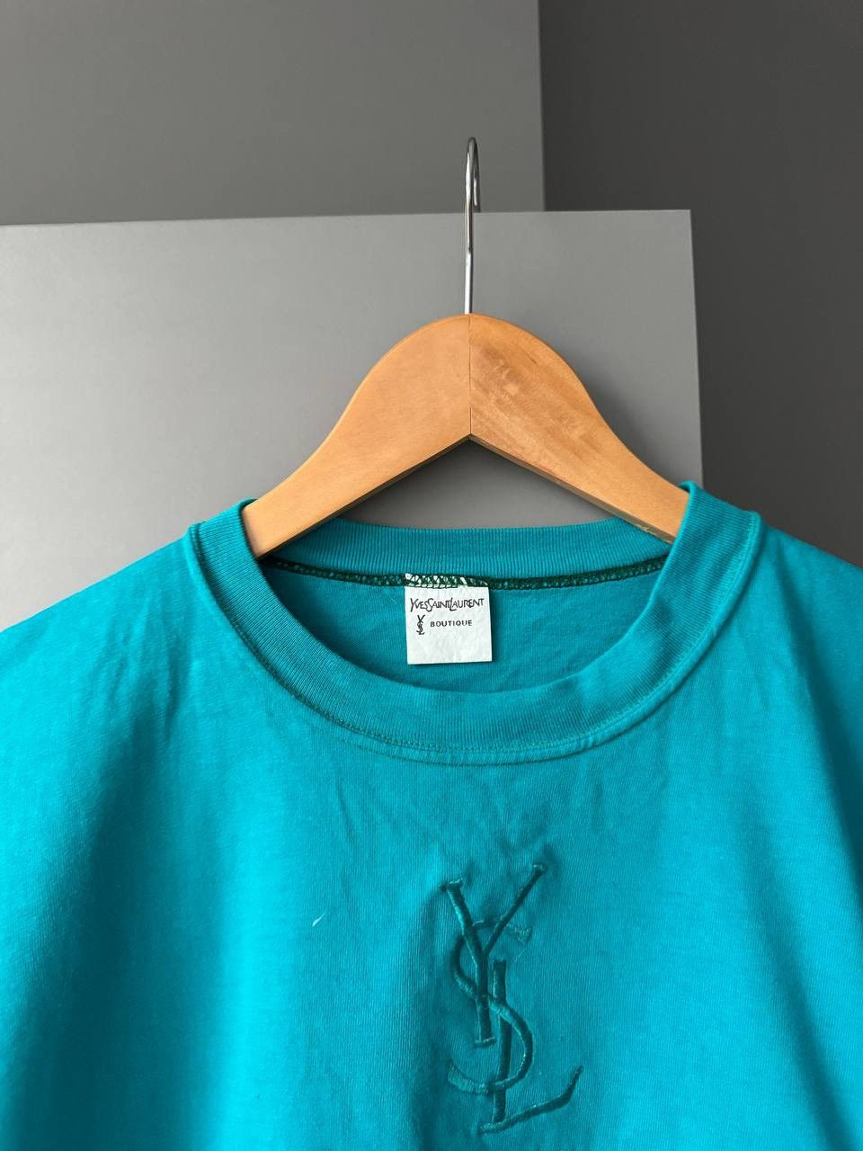 Vintage YSL Boutique Vintage T Shirt 90s Yves Saint Laurent Luxury Size US S / EU 44-46 / 1 - 2 Thumbnail