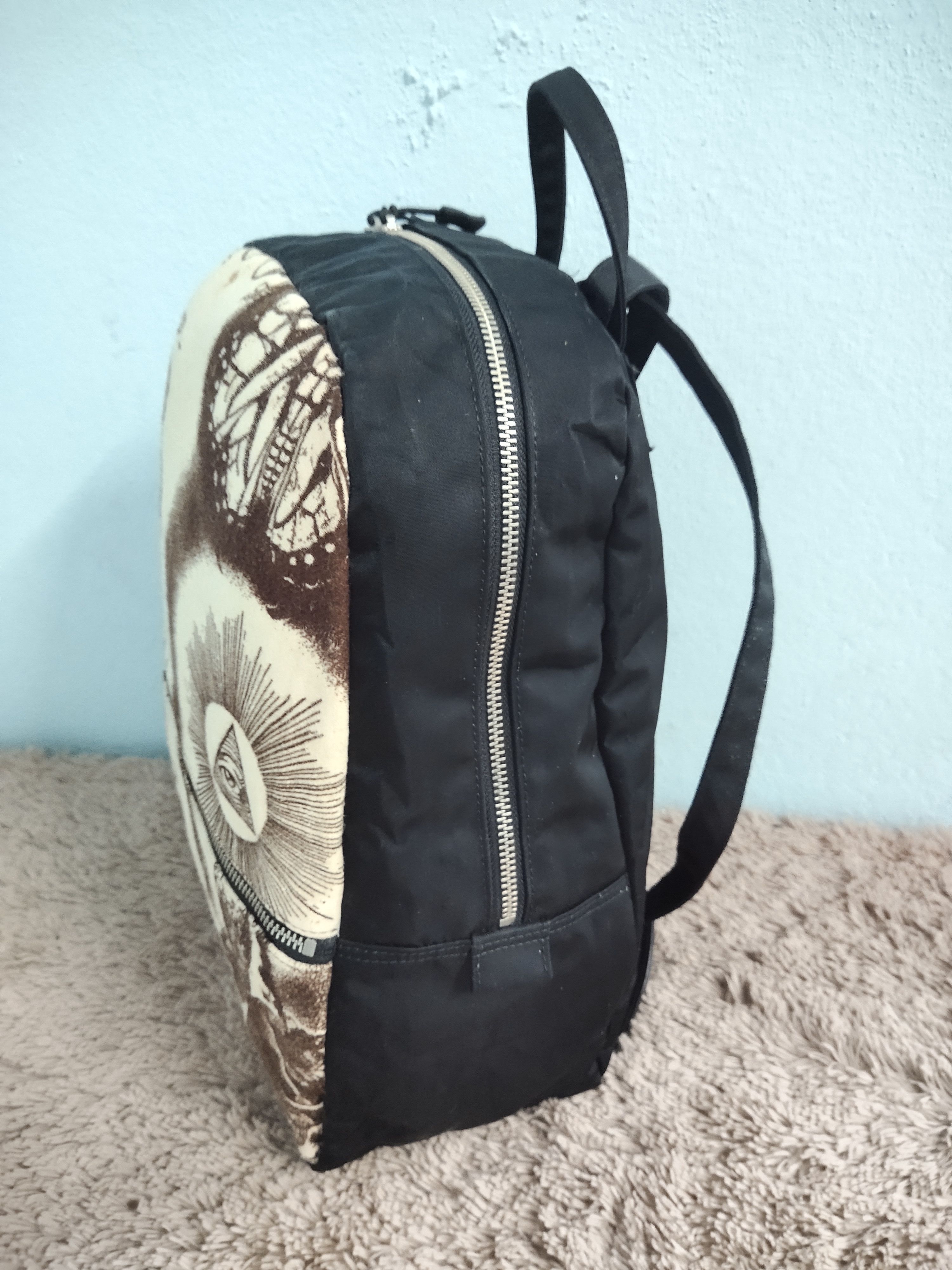 Jean Paul Gaultier RARE JUNIOR GAULTIER JPG ILLUMINATI TATTOOED LOGO BACKPACK Size ONE SIZE - 2 Thumbnail