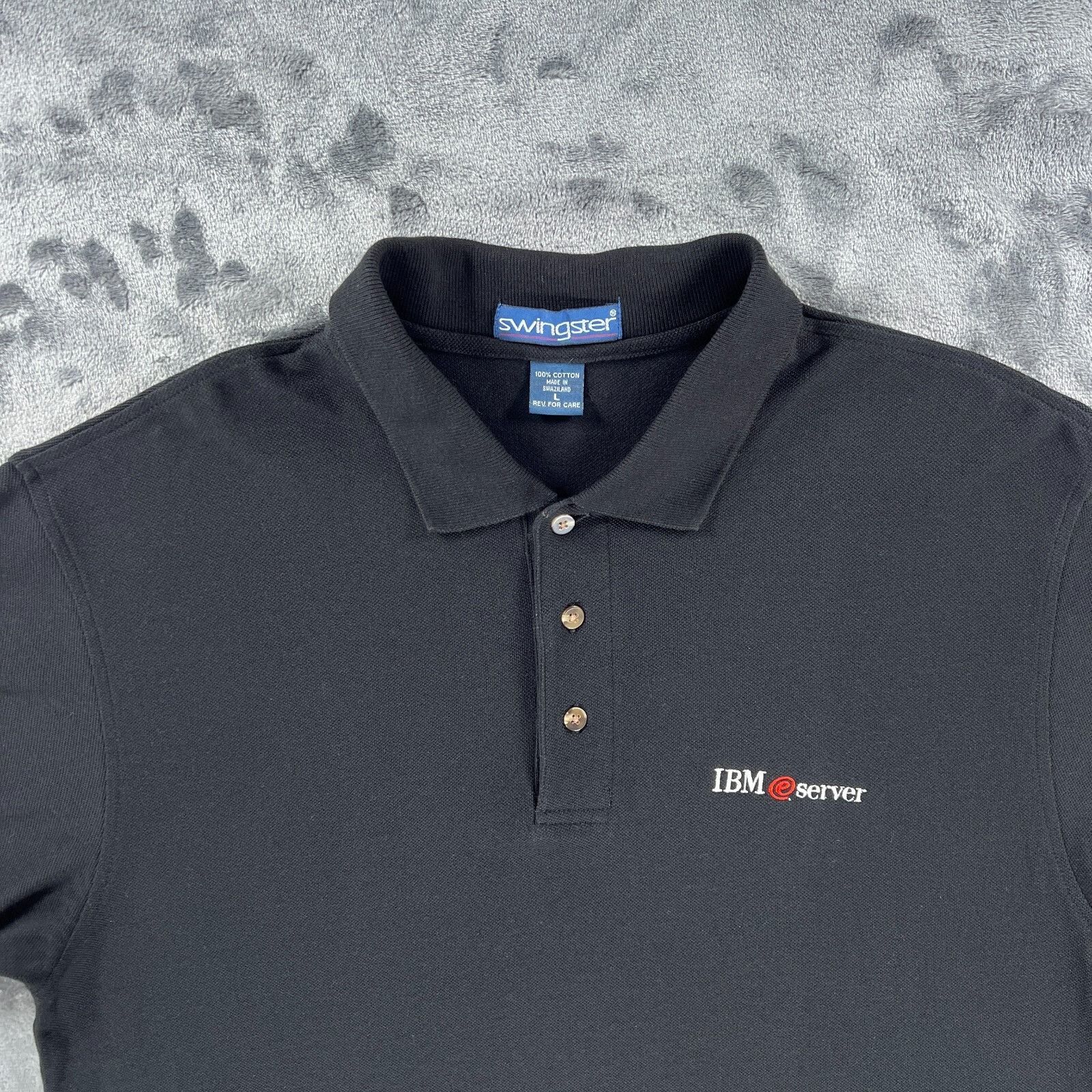 Swingster IBM @server Vintage Employee Polo Shirt Men L 90s Y2K Comput Size US L / EU 52-54 / 3 - 10 Thumbnail