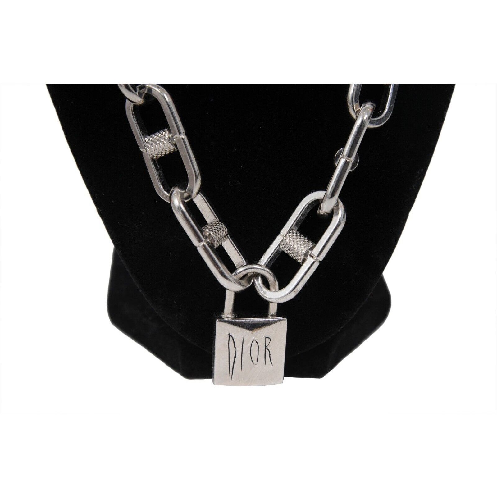 Dior Raymond Pettibon Mini Padlock Bike Chain Logo Size ONE SIZE - 3 Thumbnail