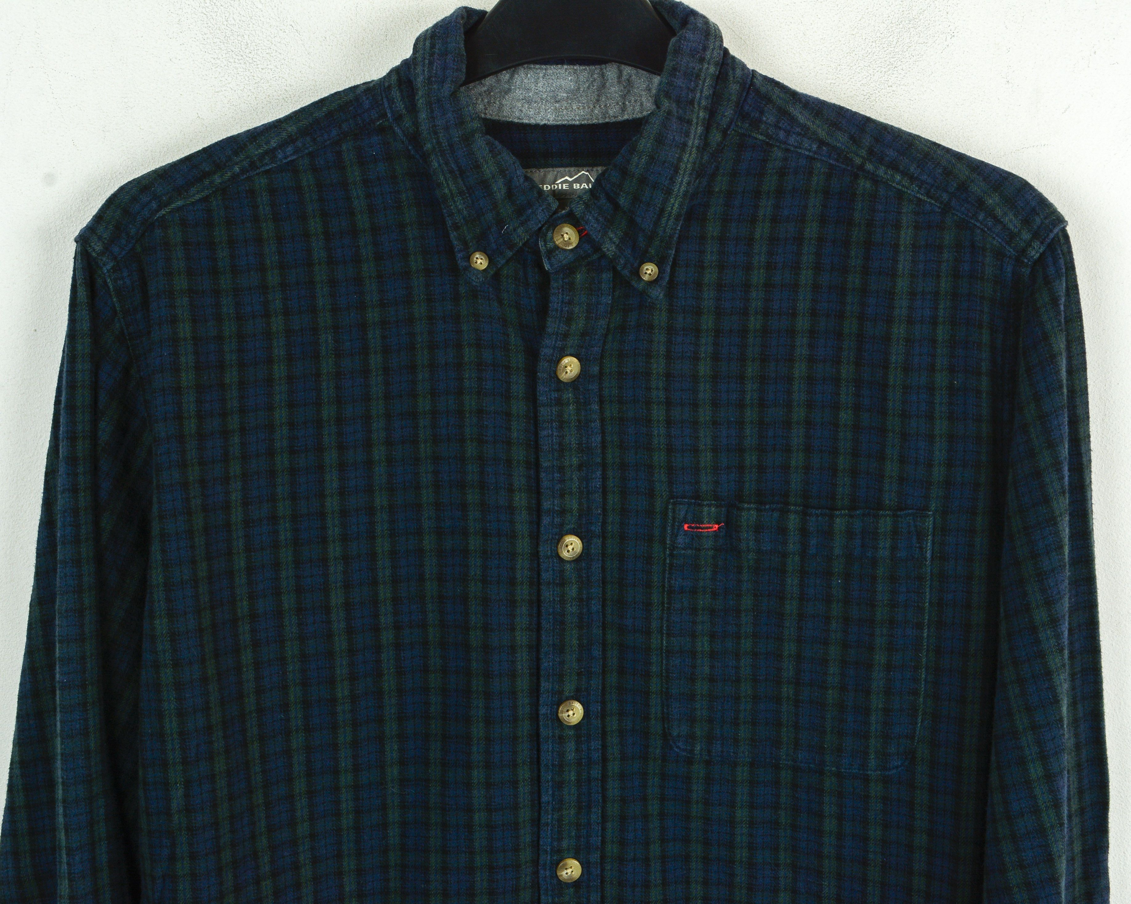 Eddie Bauer EDDIE BAUER Shirt Cotton Flannel Casual Long Sleeve Button Size US XL / EU 56 / 4 - 2 Thumbnail