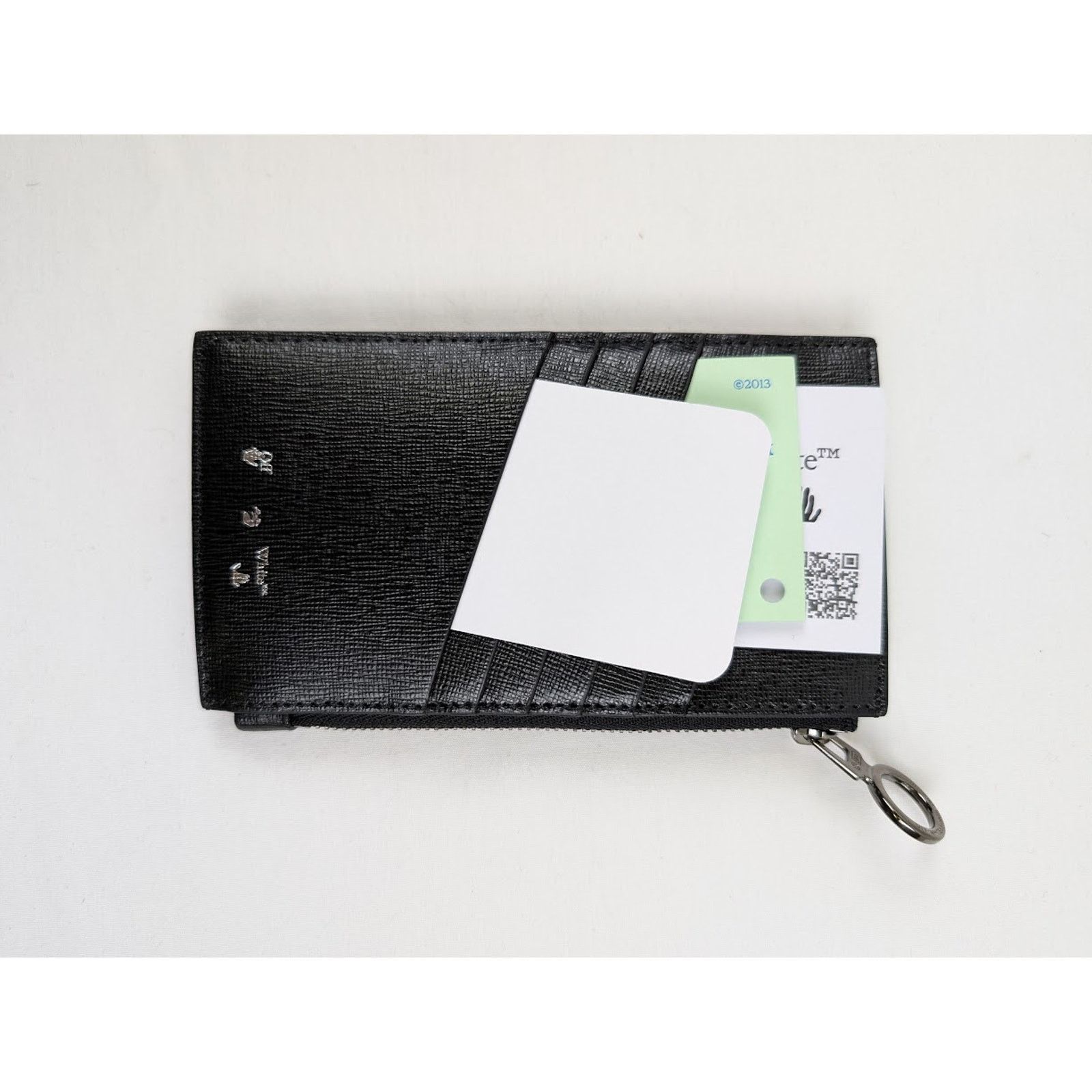Off-White o1rshd1 Size: OS / Binder Zipped Card Case in Black/White Size ONE SIZE - 4 Thumbnail