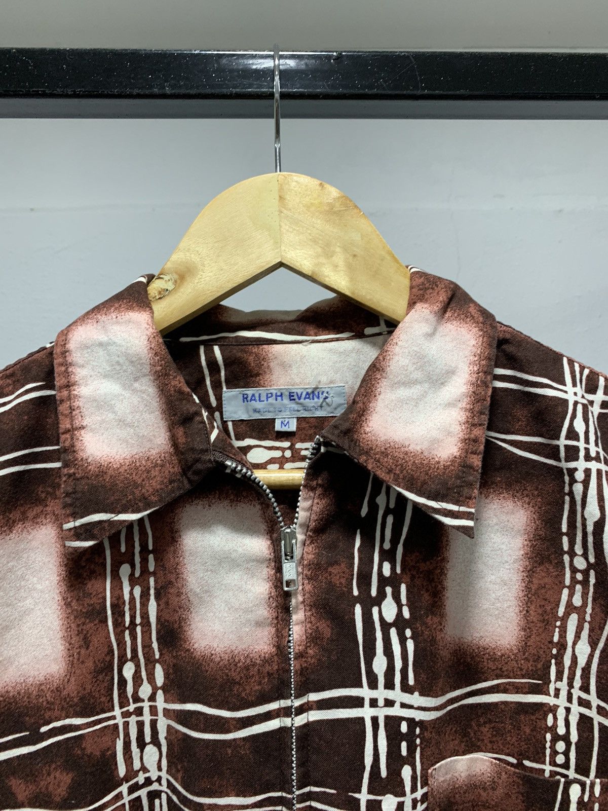 Designer × Vintage Vintage Art Zip up Shirt 90s Old Money Size US M / EU 48-50 / 2 - 3 Thumbnail