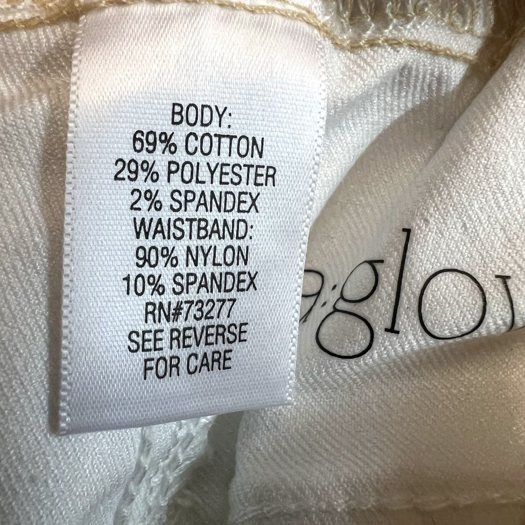 Bell a:glow Maternity Boyfriend Shorts Adult Women White Denim 12 32x5 High Rise Stretch 5-Pocket NWT Size 34" / US 12 / IT 48 - 7 Thumbnail