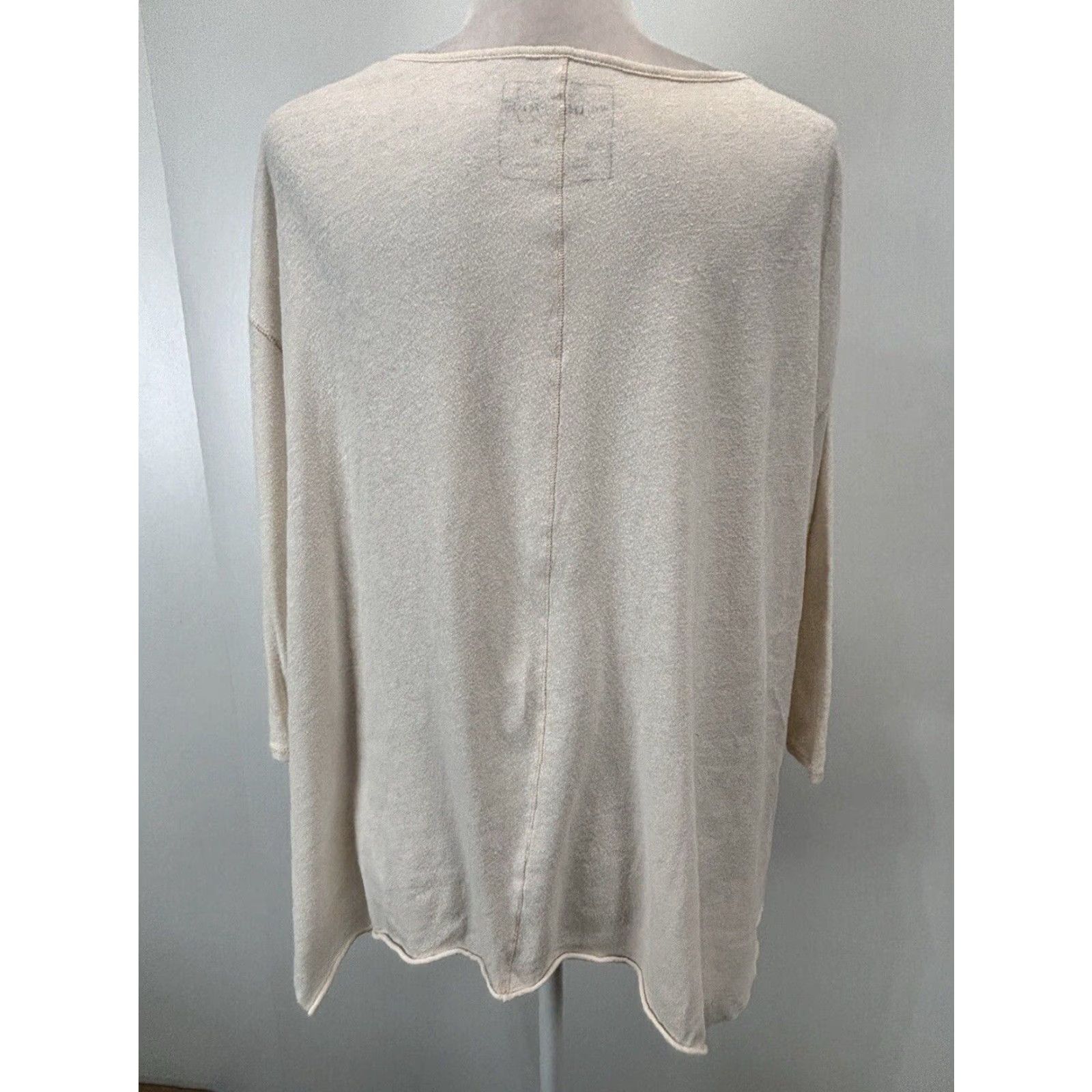 Vintage We The Free People V Neck Tribal Mens Medium Extra Large XL Boxy Tshirt Size M / US 6-8 / IT 42-44 - 3 Thumbnail
